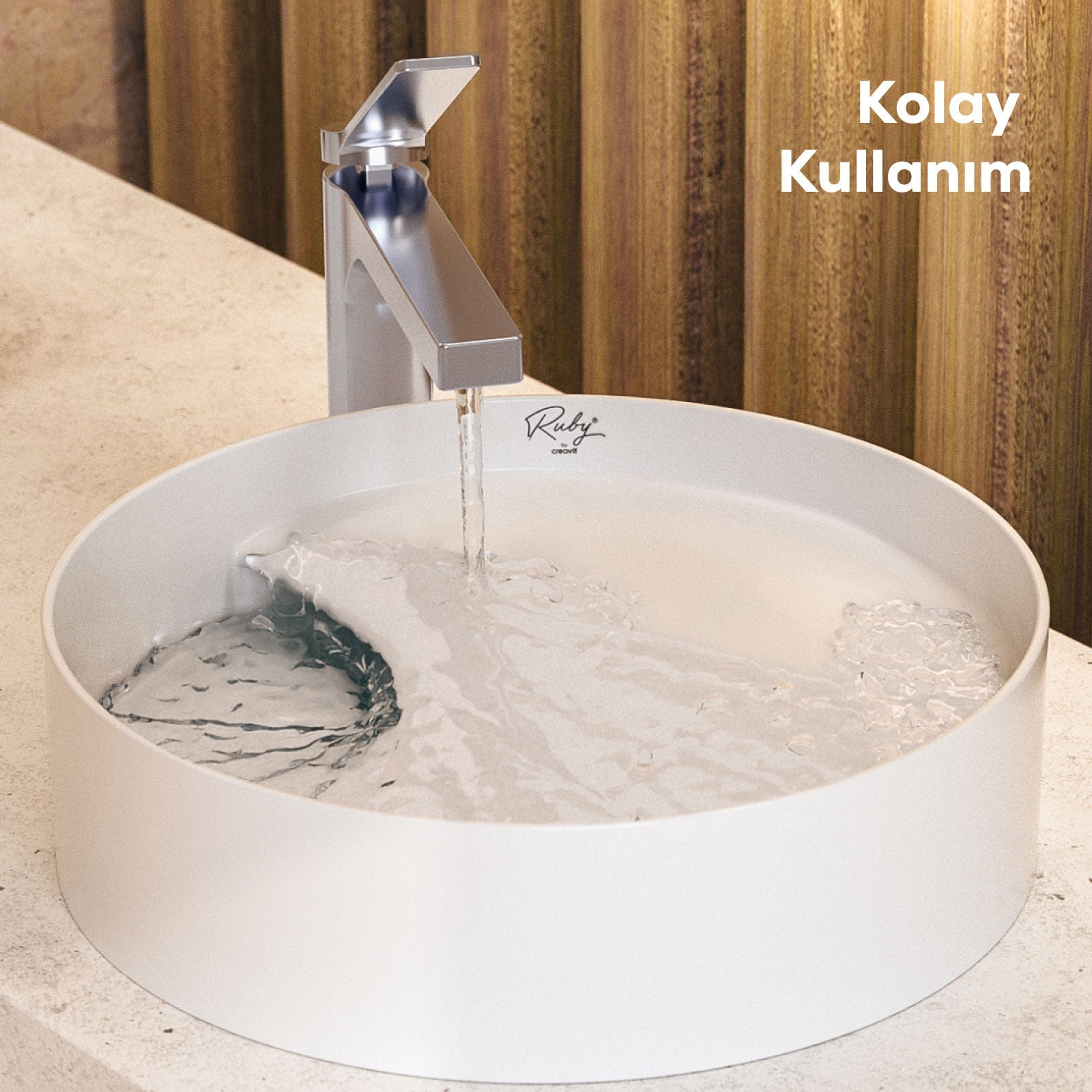 Ritmo Lavabo Armatürü Krom