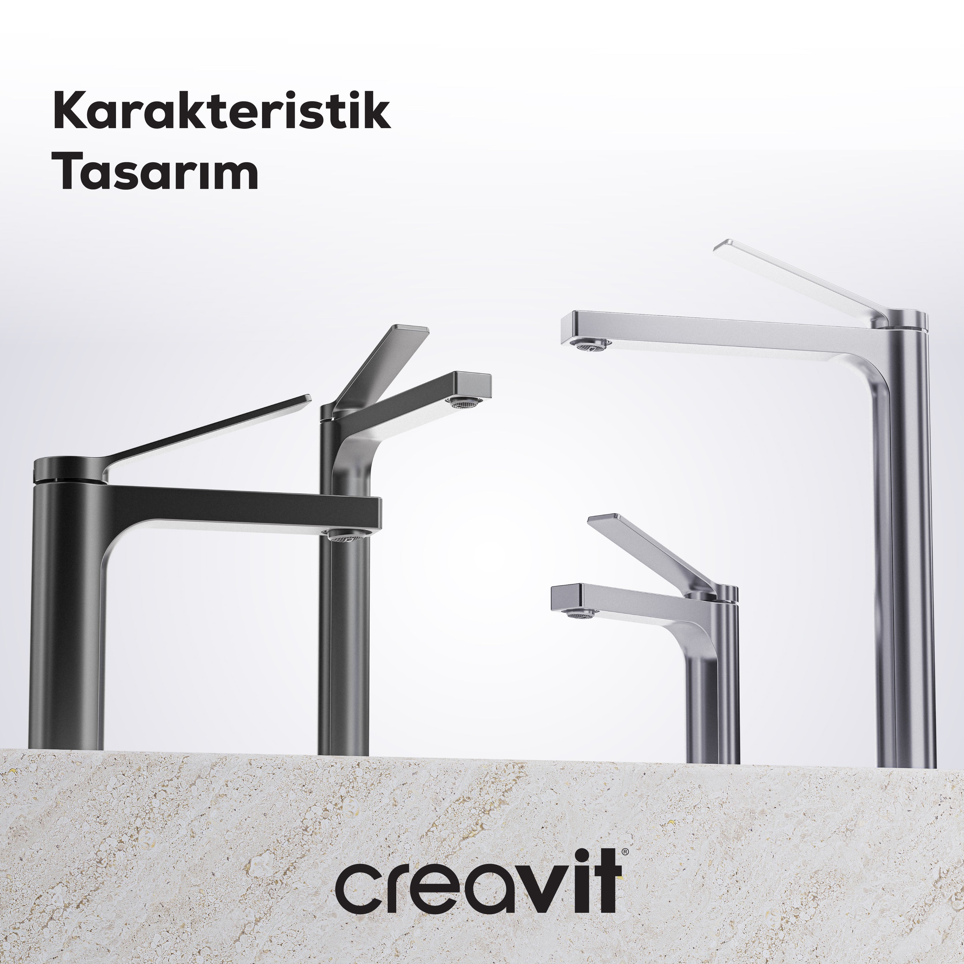 Ritmo Spültischarmatur Metallic Grau