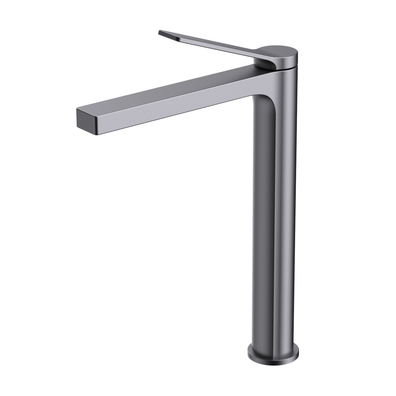 Ritmo Langer Spültischhahn, Metallic-Grau