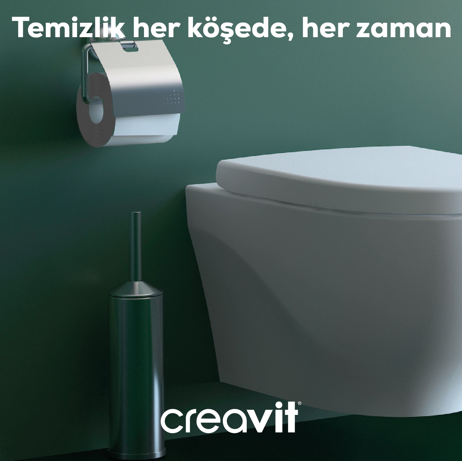 Royale Hanging Toilet Brush Holder