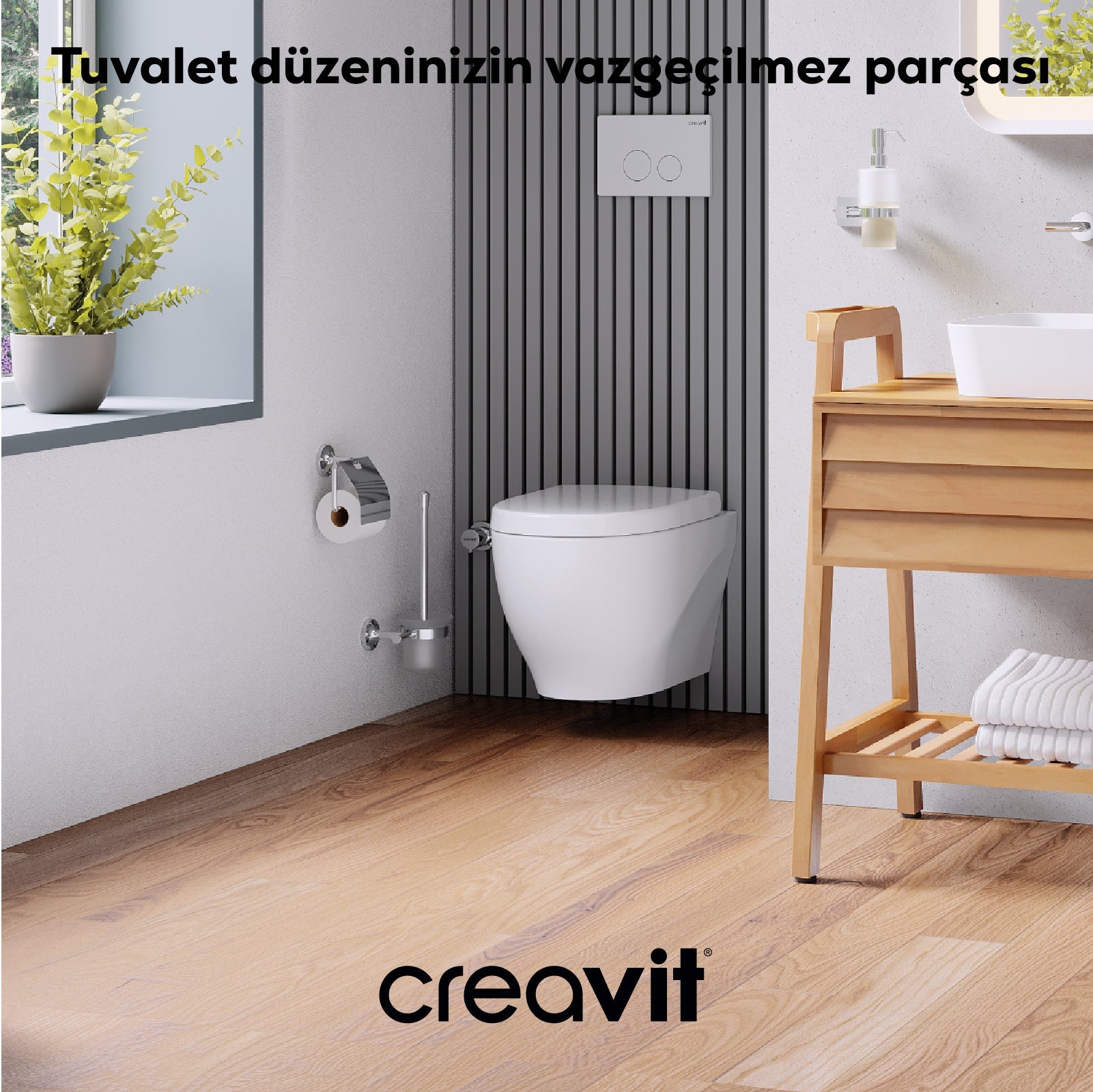 Royale Toilet Paper Holder (With Lid)