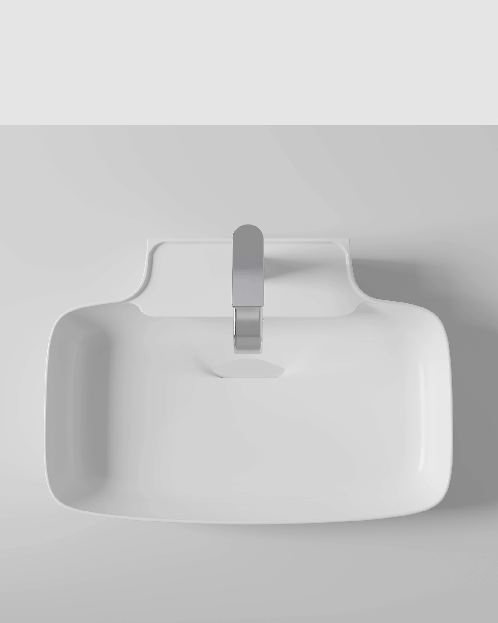 Ruby Curve Countertop Sink 60*43 Cm