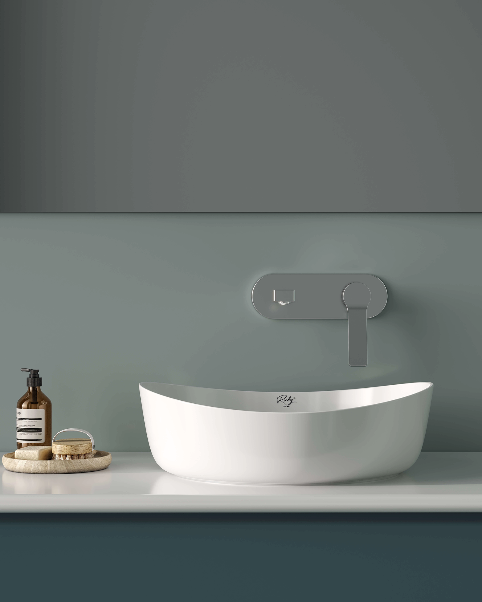 Ruby Sphere Countertop Sink Ø 40 cm