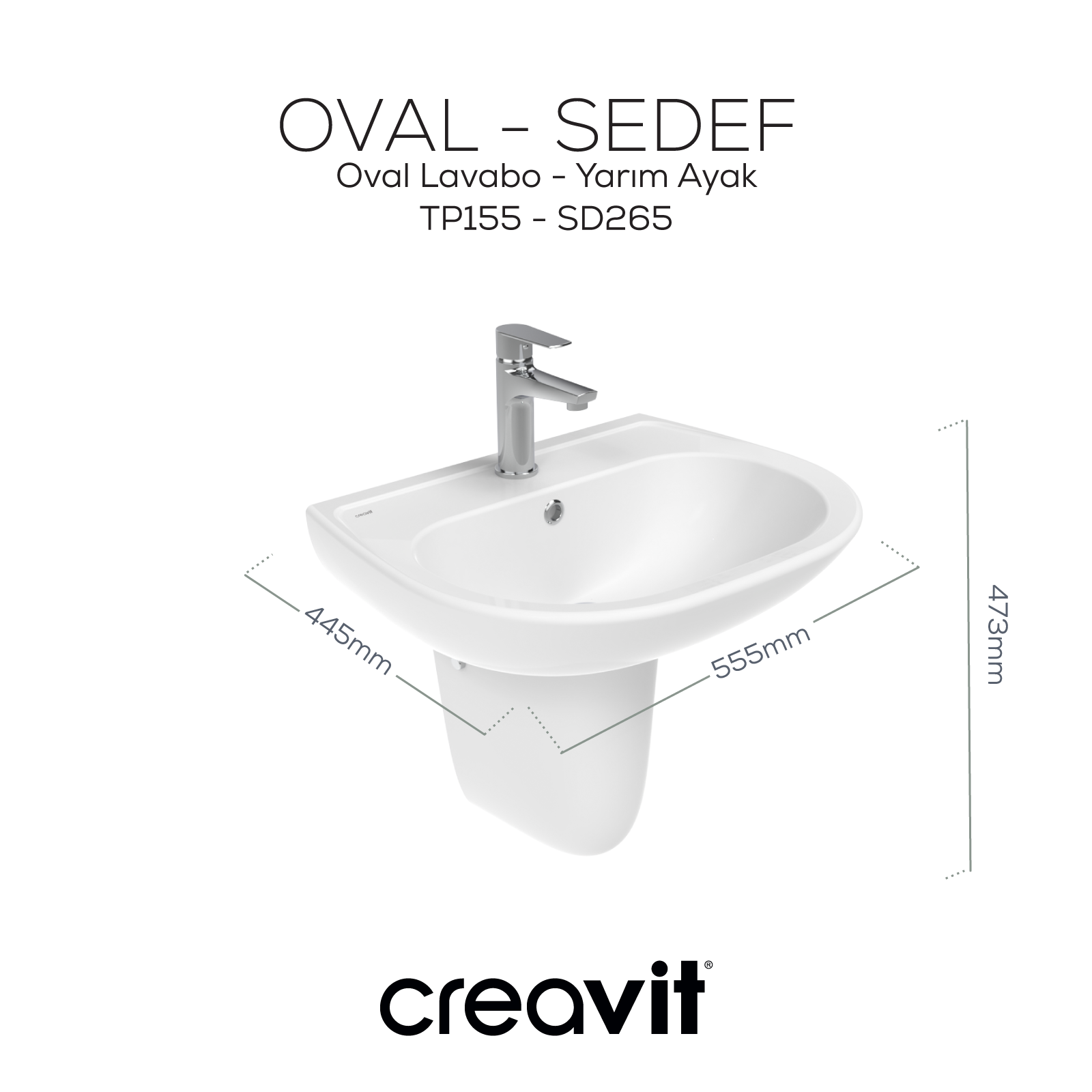 Sedef Short Half Foot White