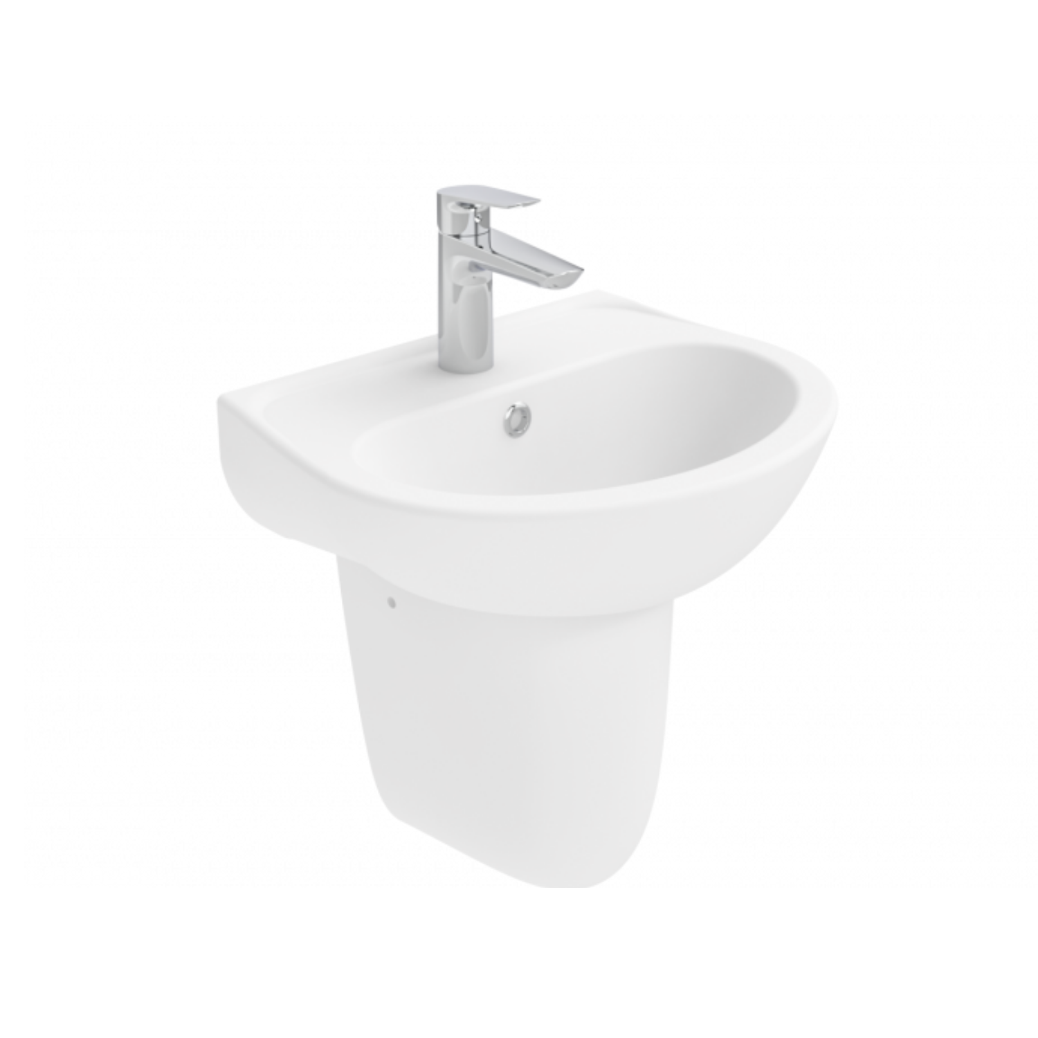 Sedef Short Half Foot White