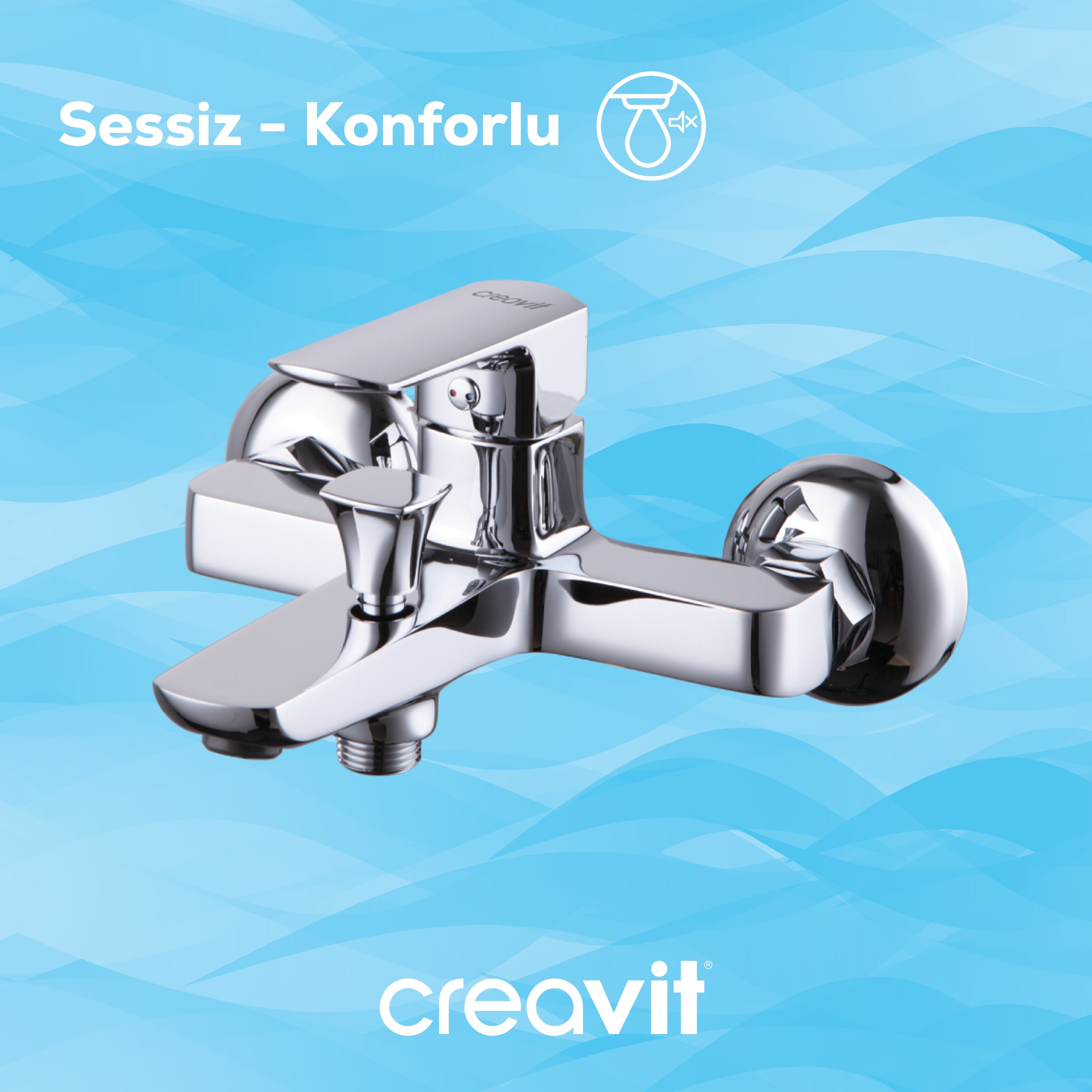 Slope banyo Armatürü Krom