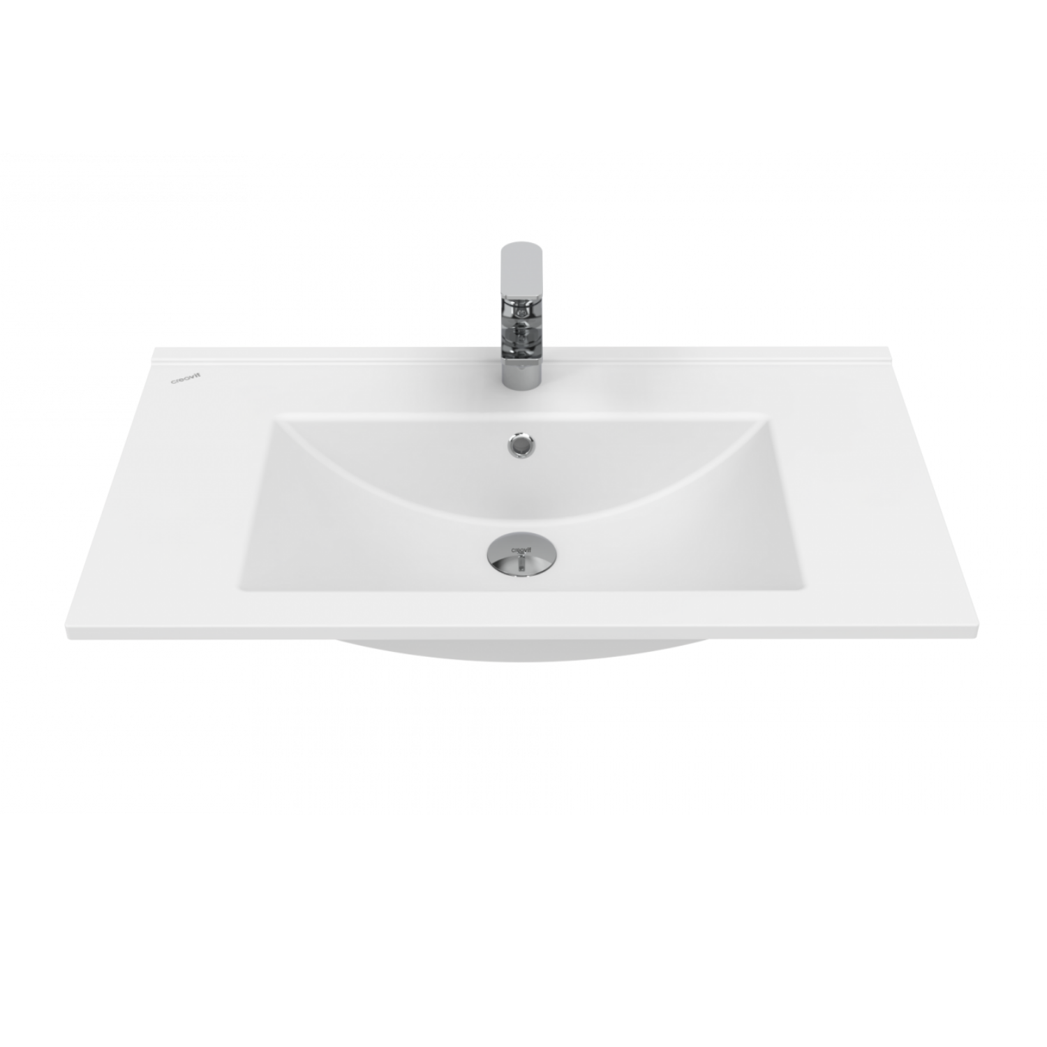 Water Shelf Sink 80 cm White