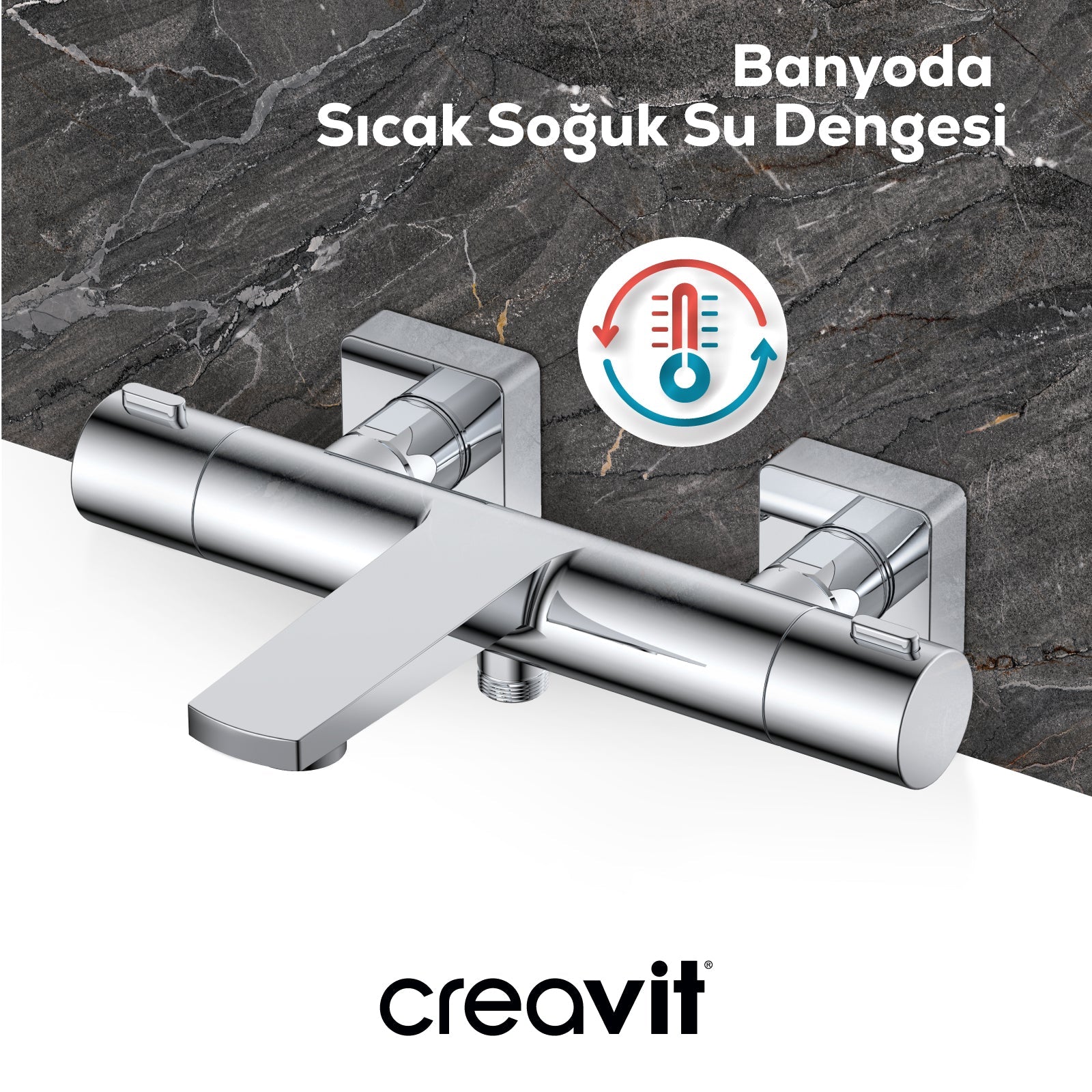 Termostatik Banyo Armatürü