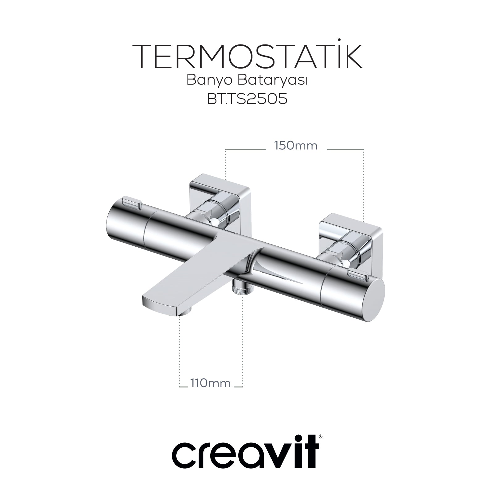 Termostatik Banyo Armatürü