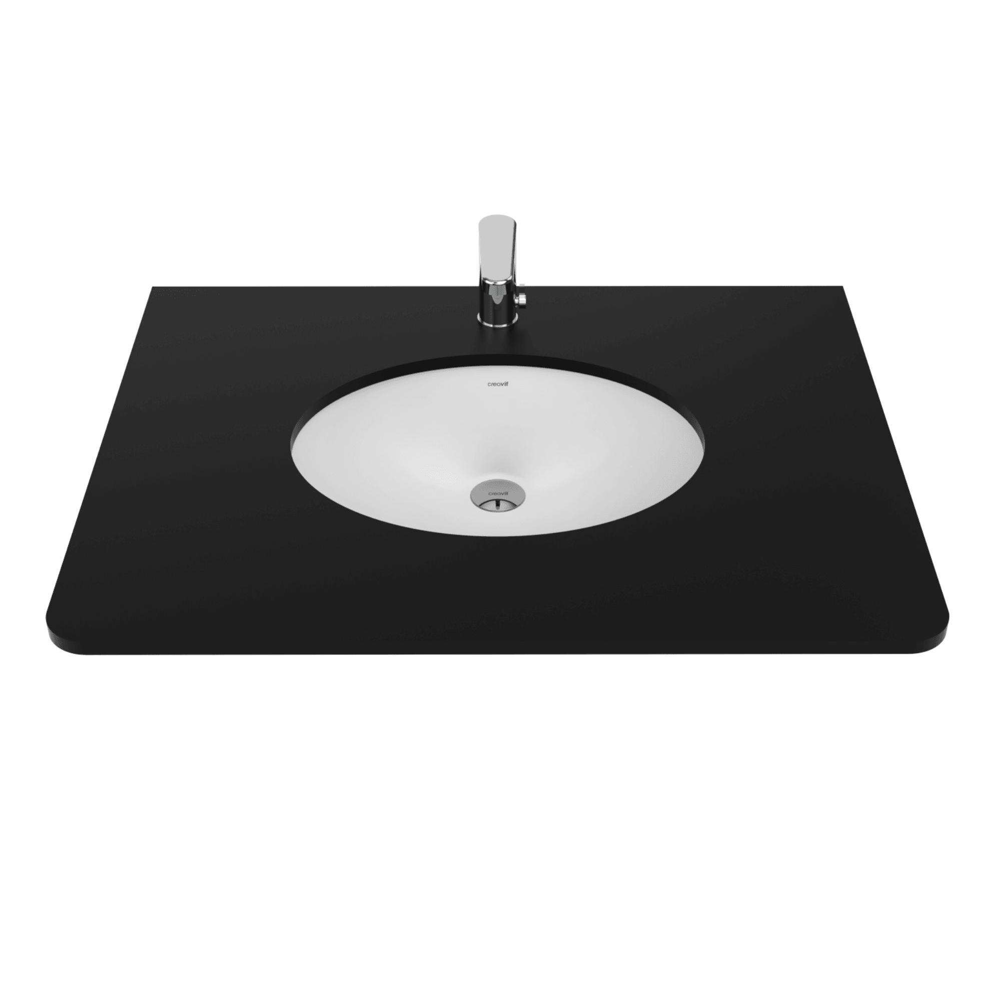 Tezgah Altı Oval Lavabo 40*52 cm Beyaz