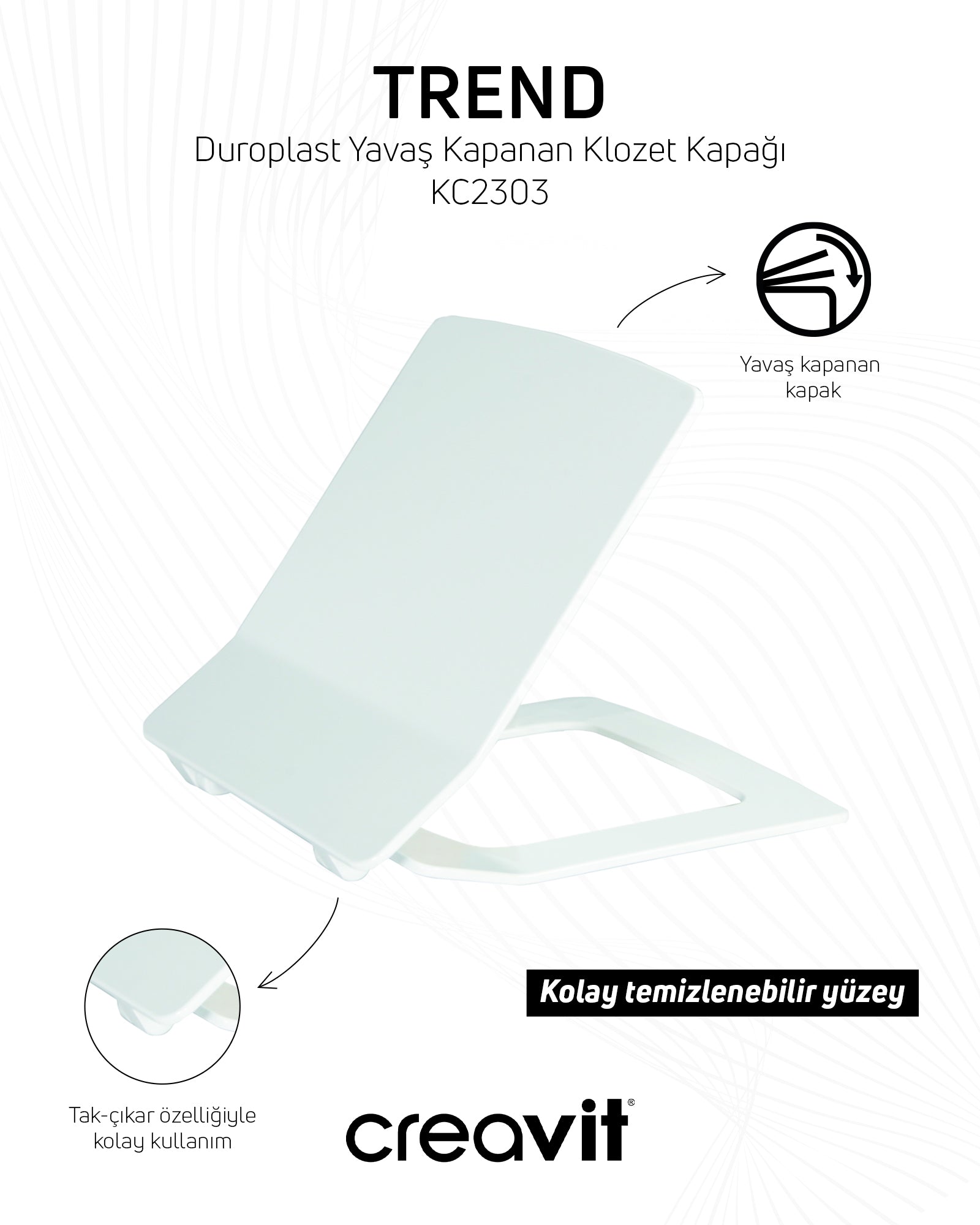 Trend Asma Klozet ve Kapak Set