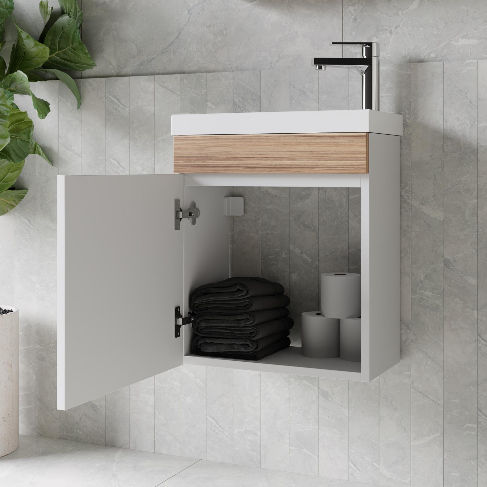 Elmas Banyo Mobilyası + Elegant Klozet Seti