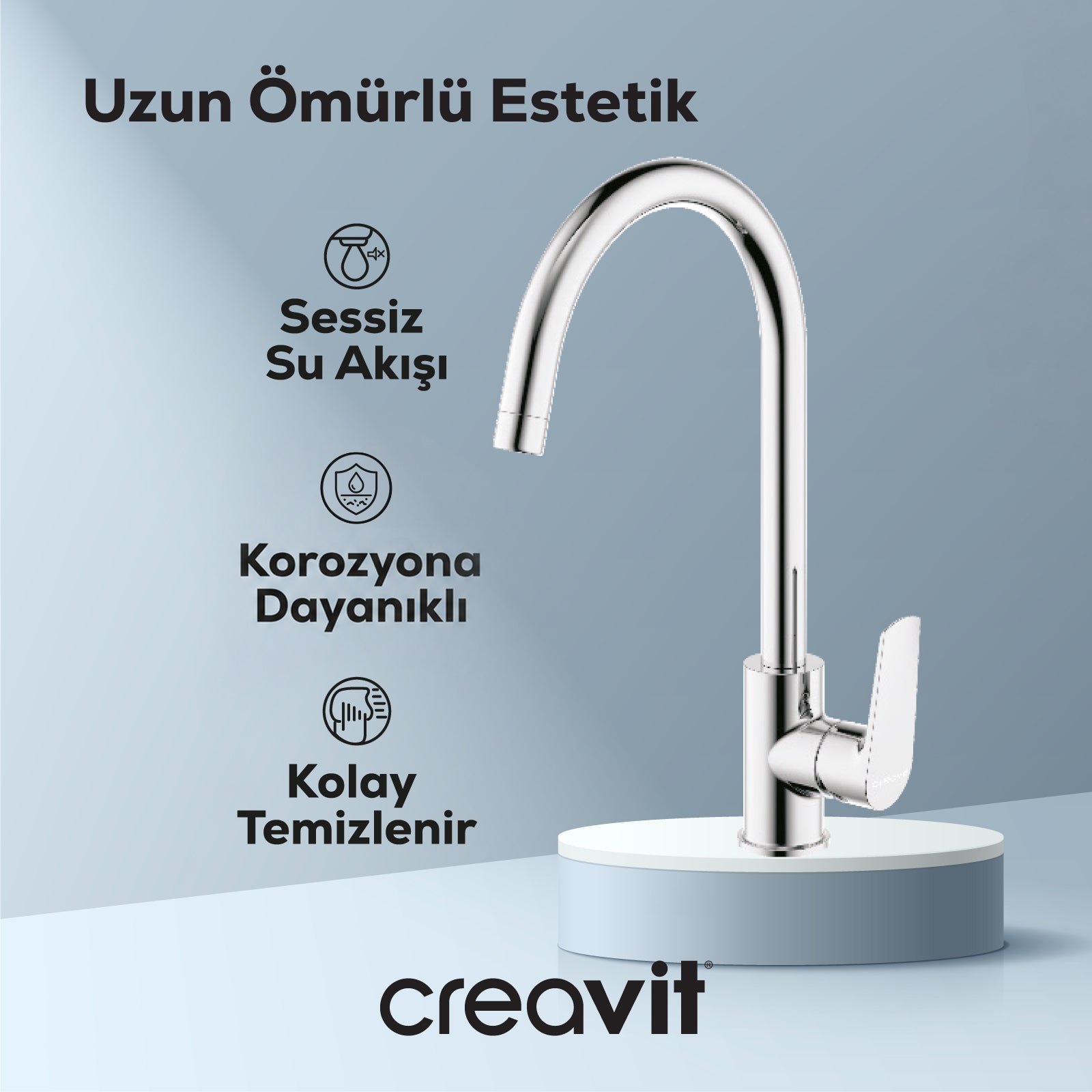 Solo Mutfak Armatürü Krom