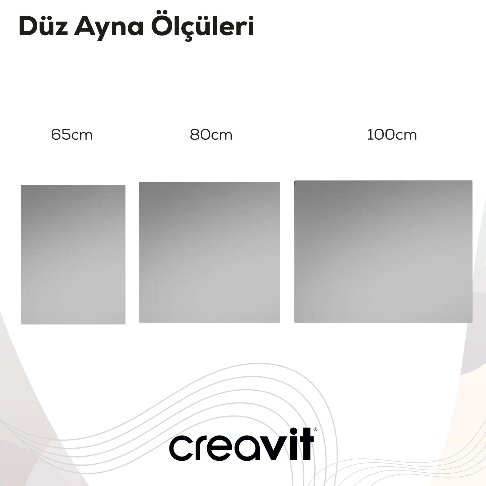 D20 100 cm Düz Ayna