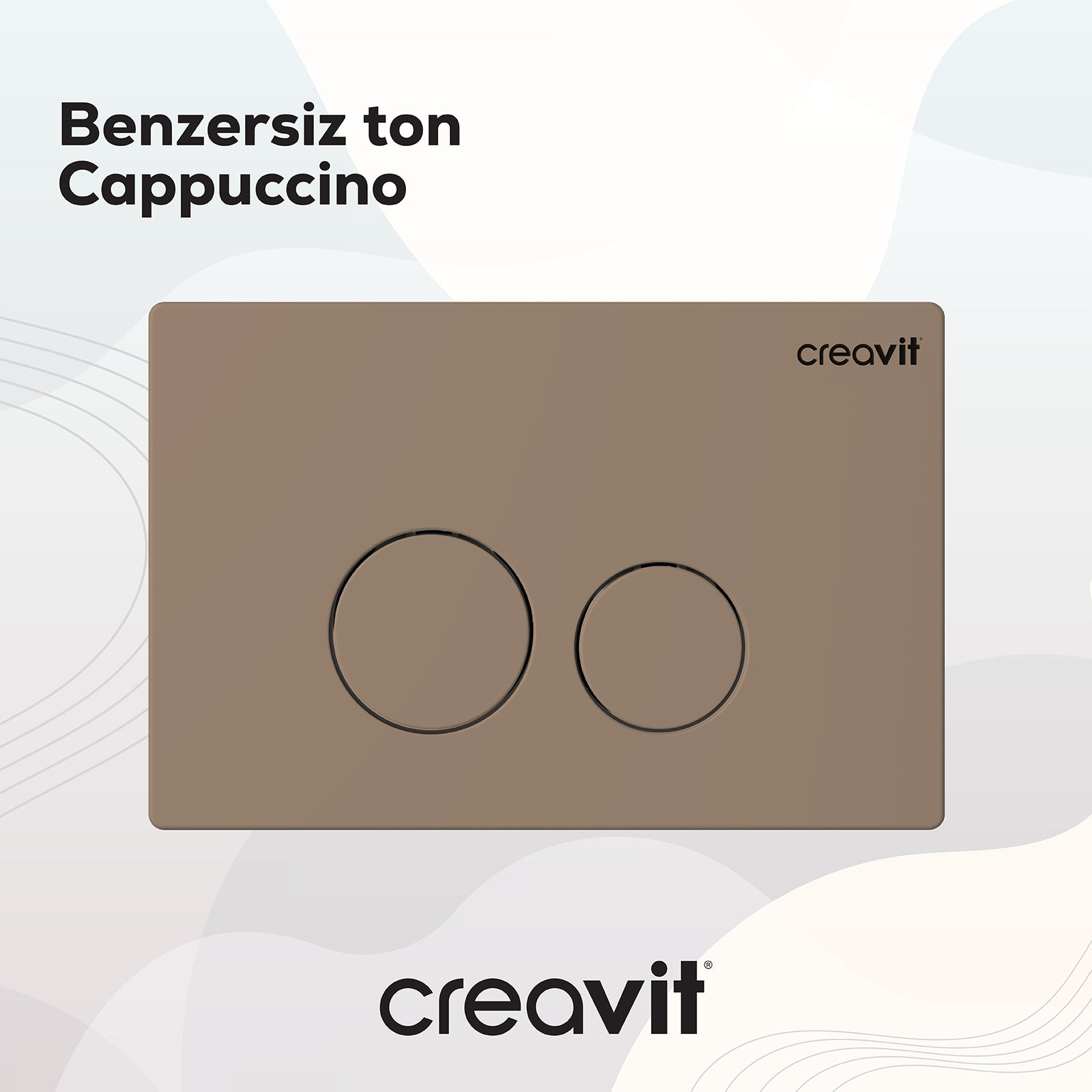 Terra Mat Cappucino Boyalı Kumanda Paneli - Creavit | Banyo Bu Tarafta