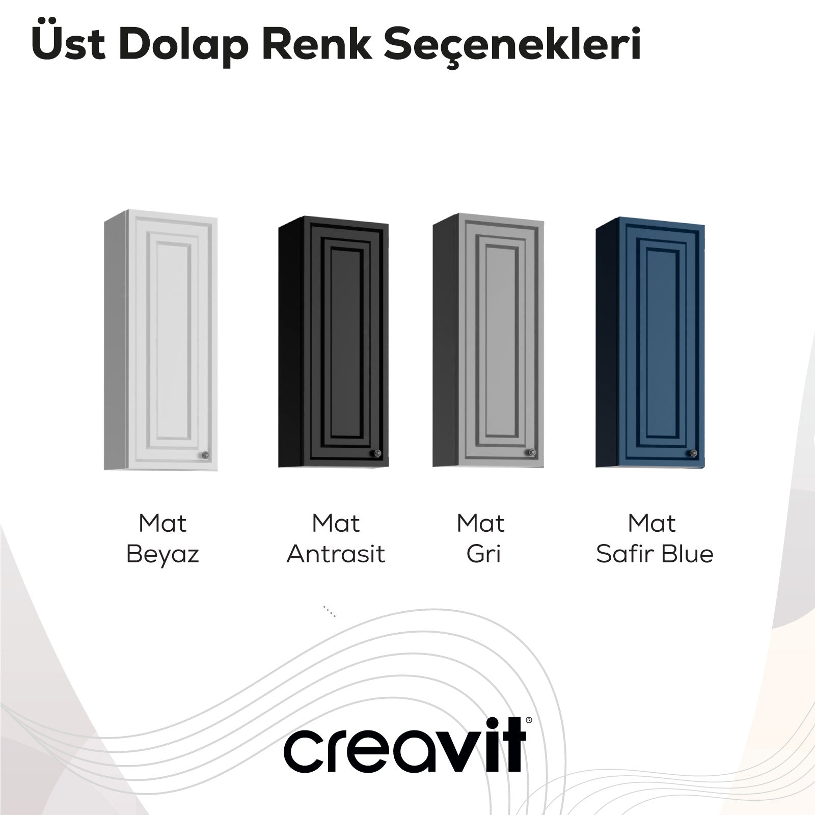 Kayra Ayna Yan Dolabı 30cm Mat Gri