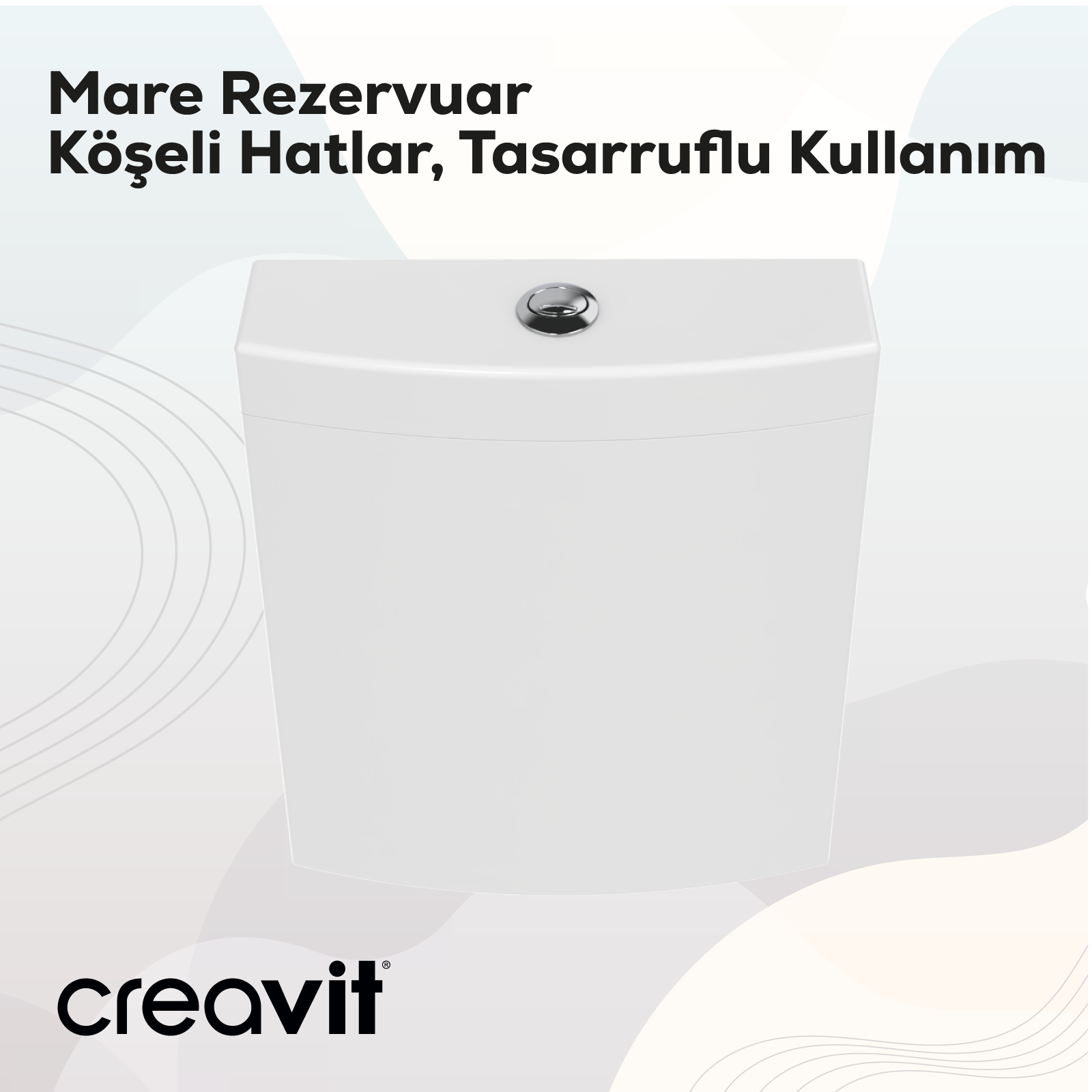 Multi Rezervuar Beyaz - Creavit | Banyo Bu Tarafta
