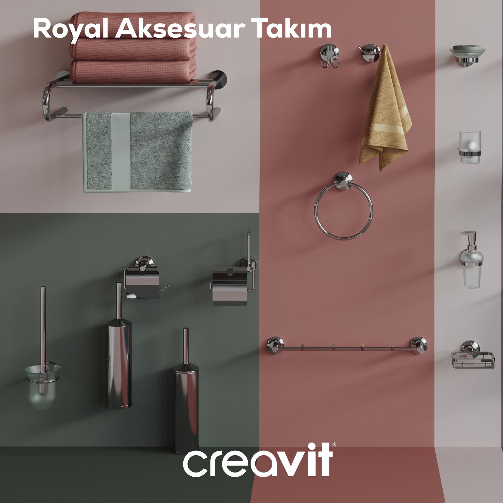 Royale Towel Holder (Round)