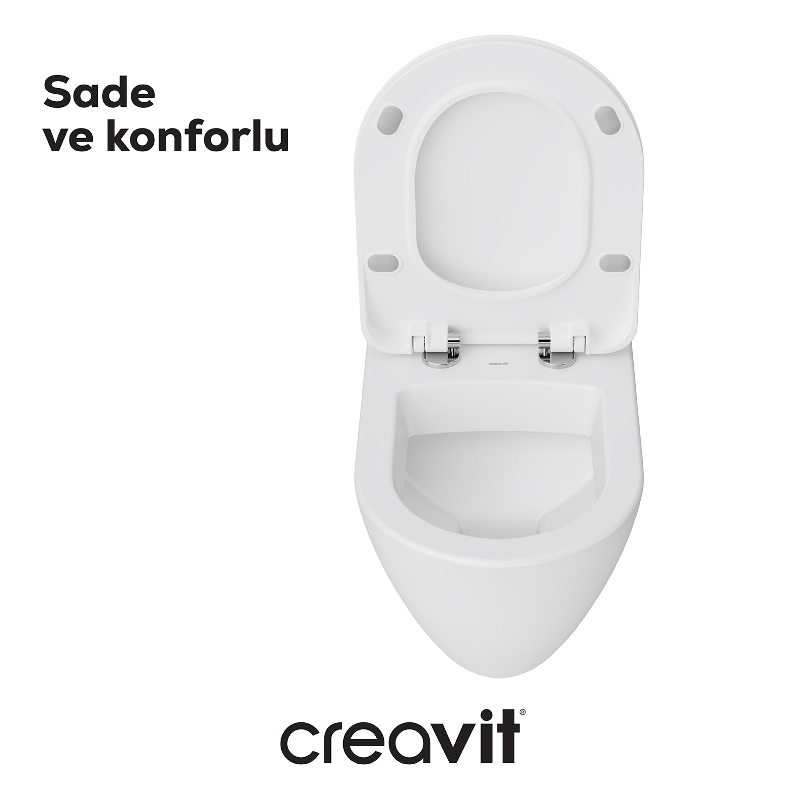 Terra Asma Klozet Beyaz - Creavit | Banyo Bu Tarafta