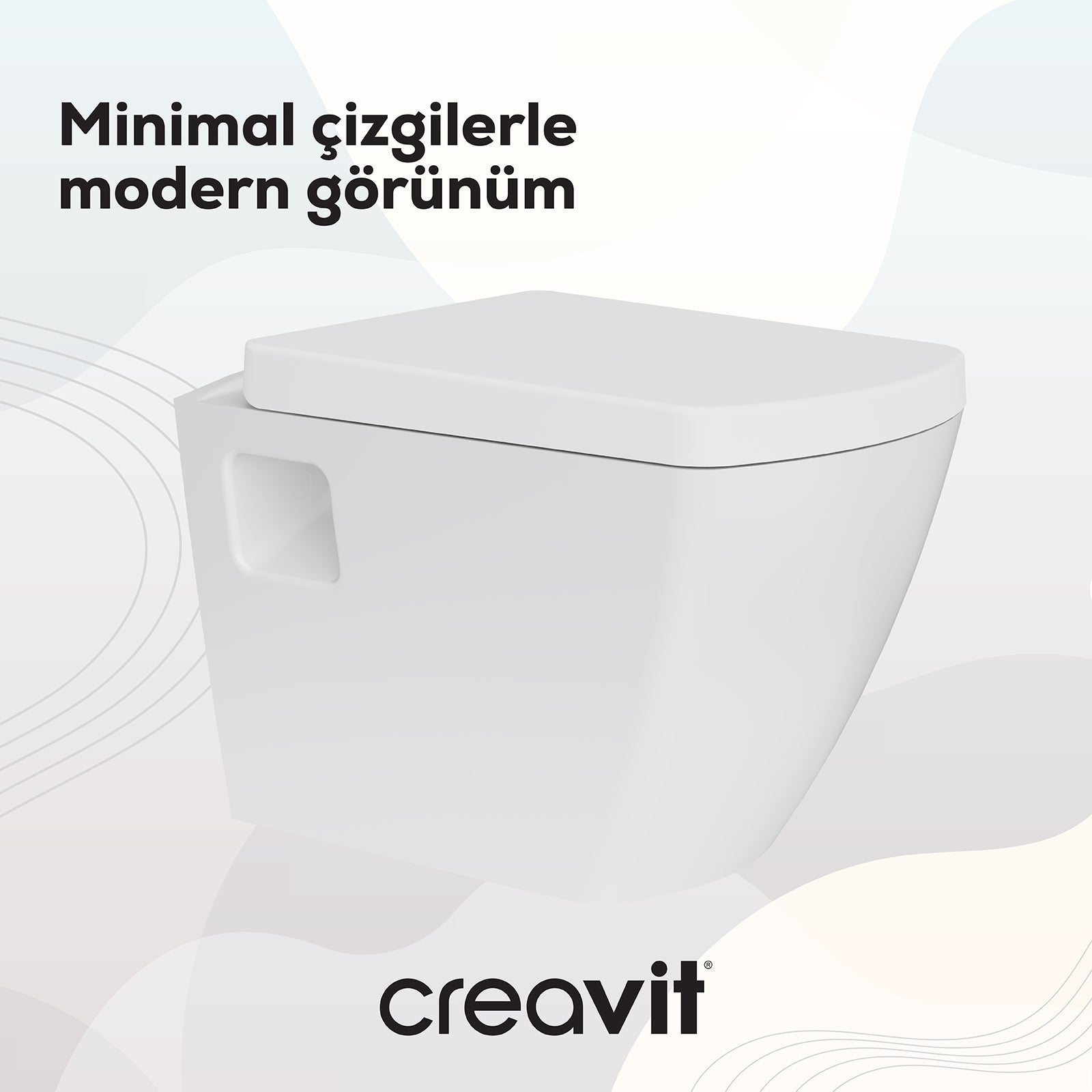 Tetra Asma Klozet Beyaz - Termoplast Set - Creavit | Banyo Bu Tarafta