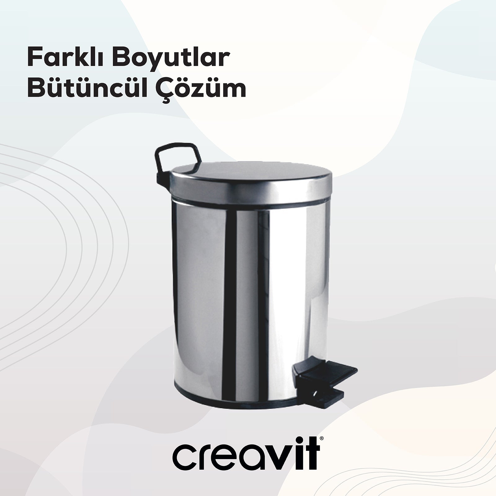 Çöp Kovası 12 Lt (Pedallı)