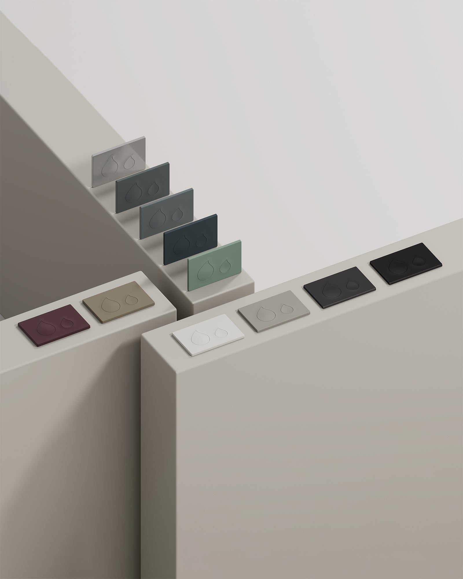 Bloom Gun Grey Boyalı Kumanda Panel