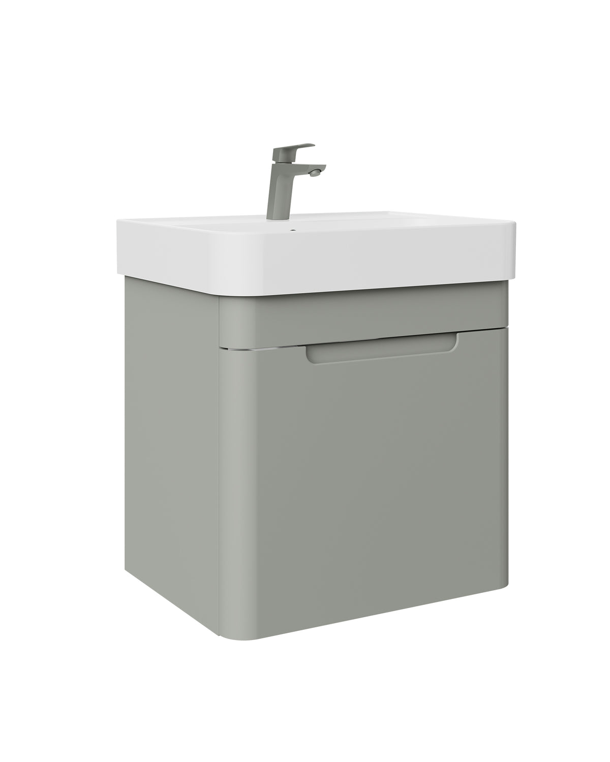 Colorit Lavabo Dolabı Çekmeceli 60 Cm Cool Grey