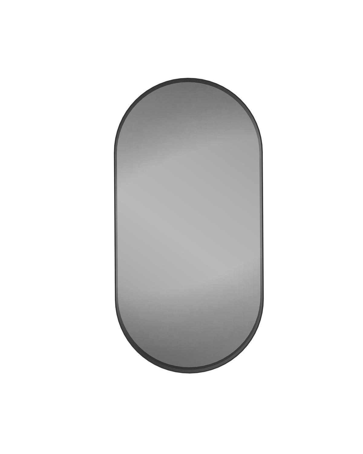 Colorit Oval Ayna 40*80 Antrasit