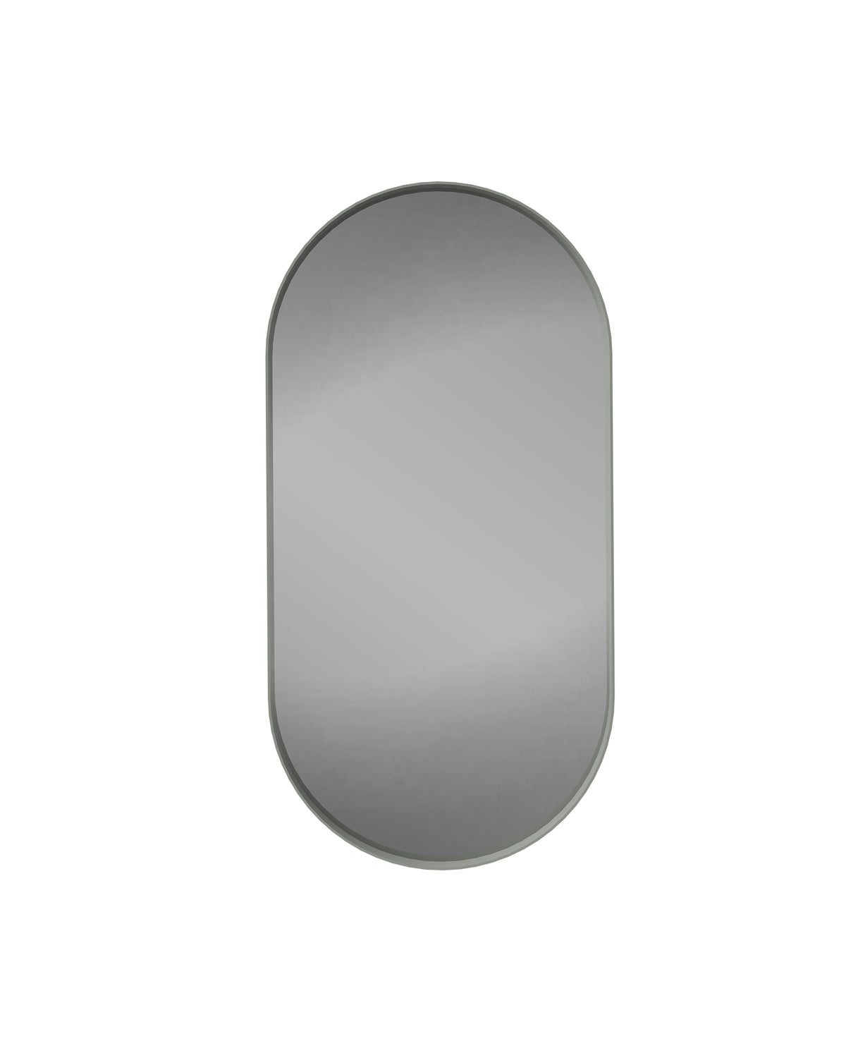 Colorit Oval Ayna 40*80 Cool Grey