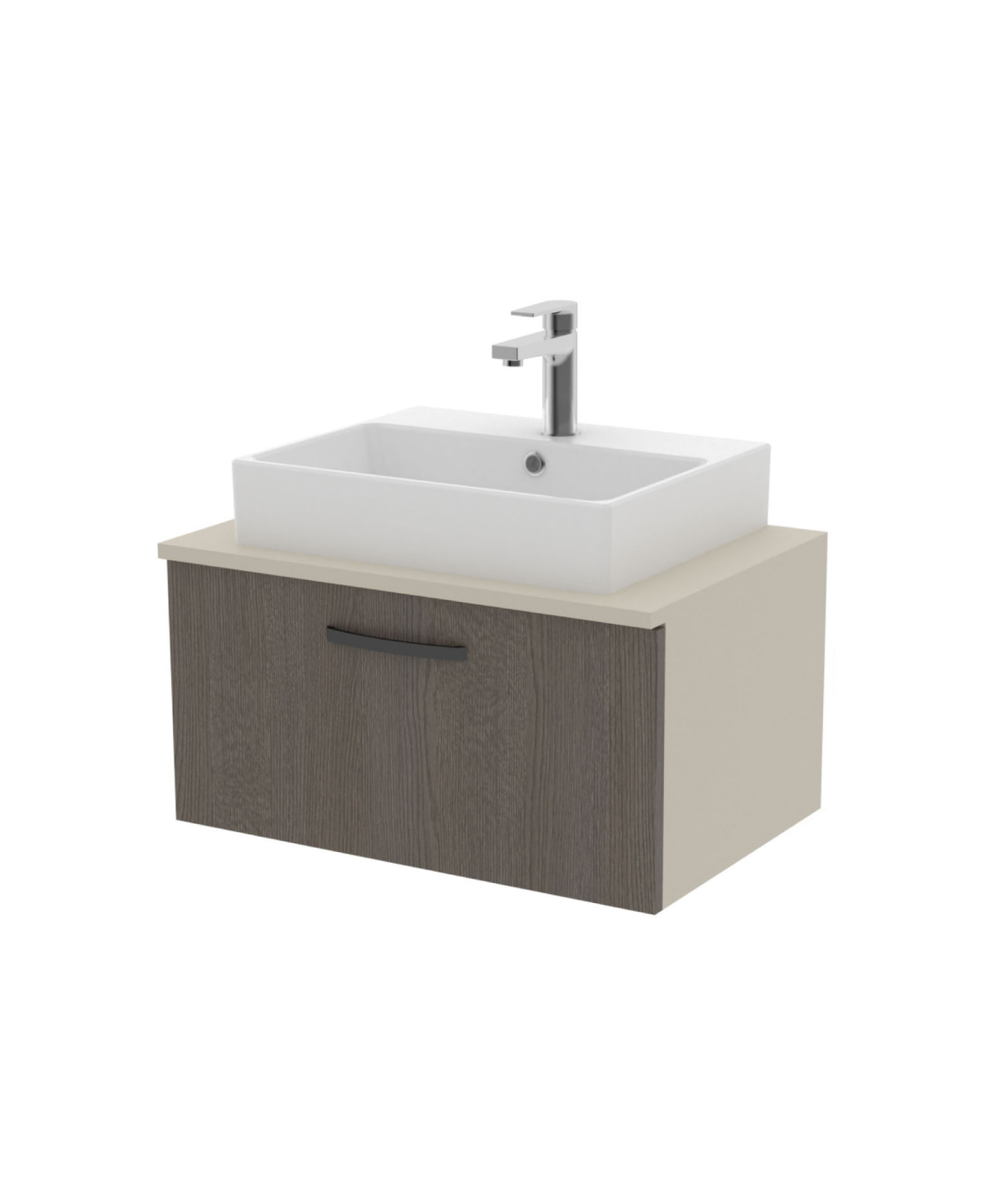 D10 Next Lavabo Dolabı Çekmeceli 65 cm Dafne Melamin