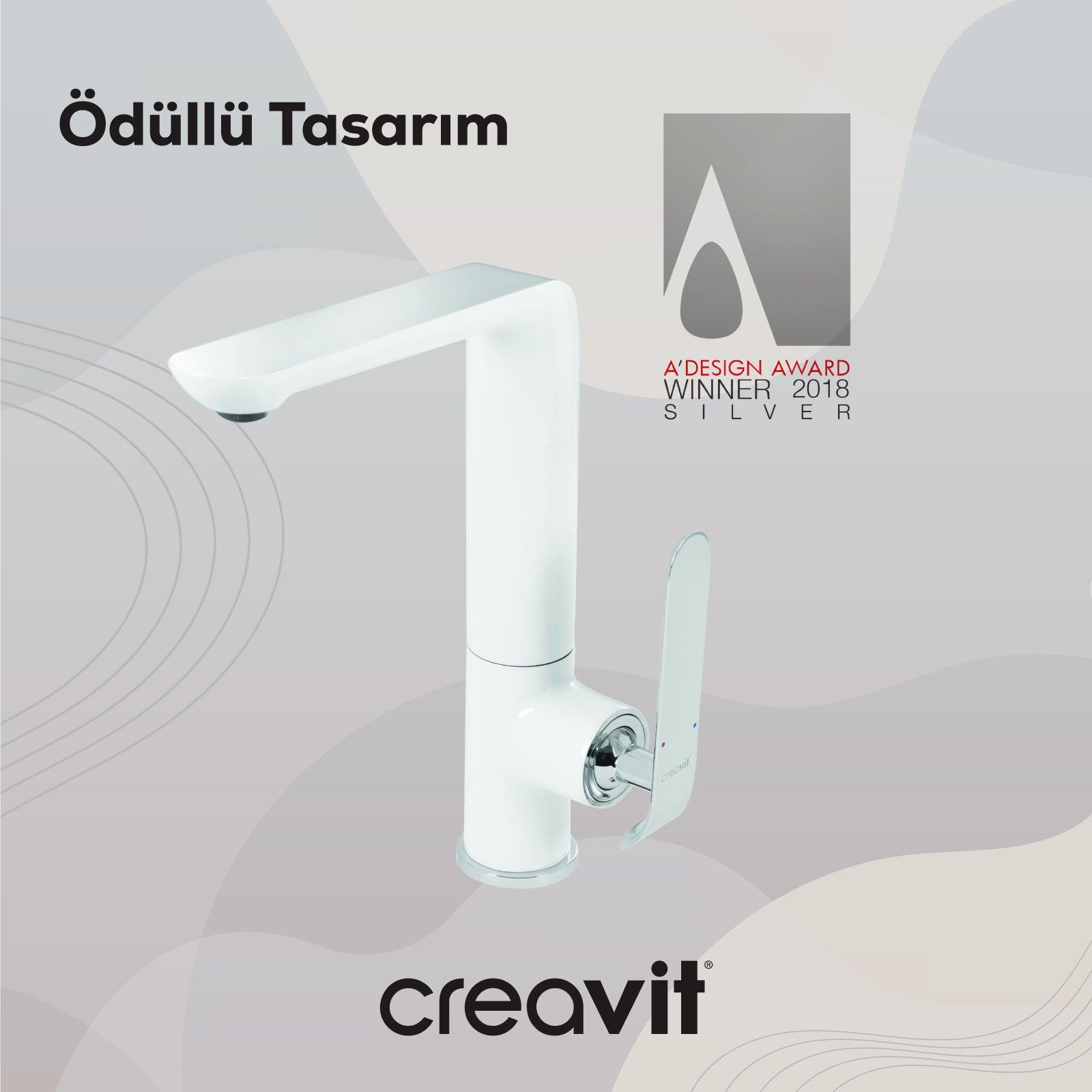 Creavit, Bloom Kitchen Faucet, White