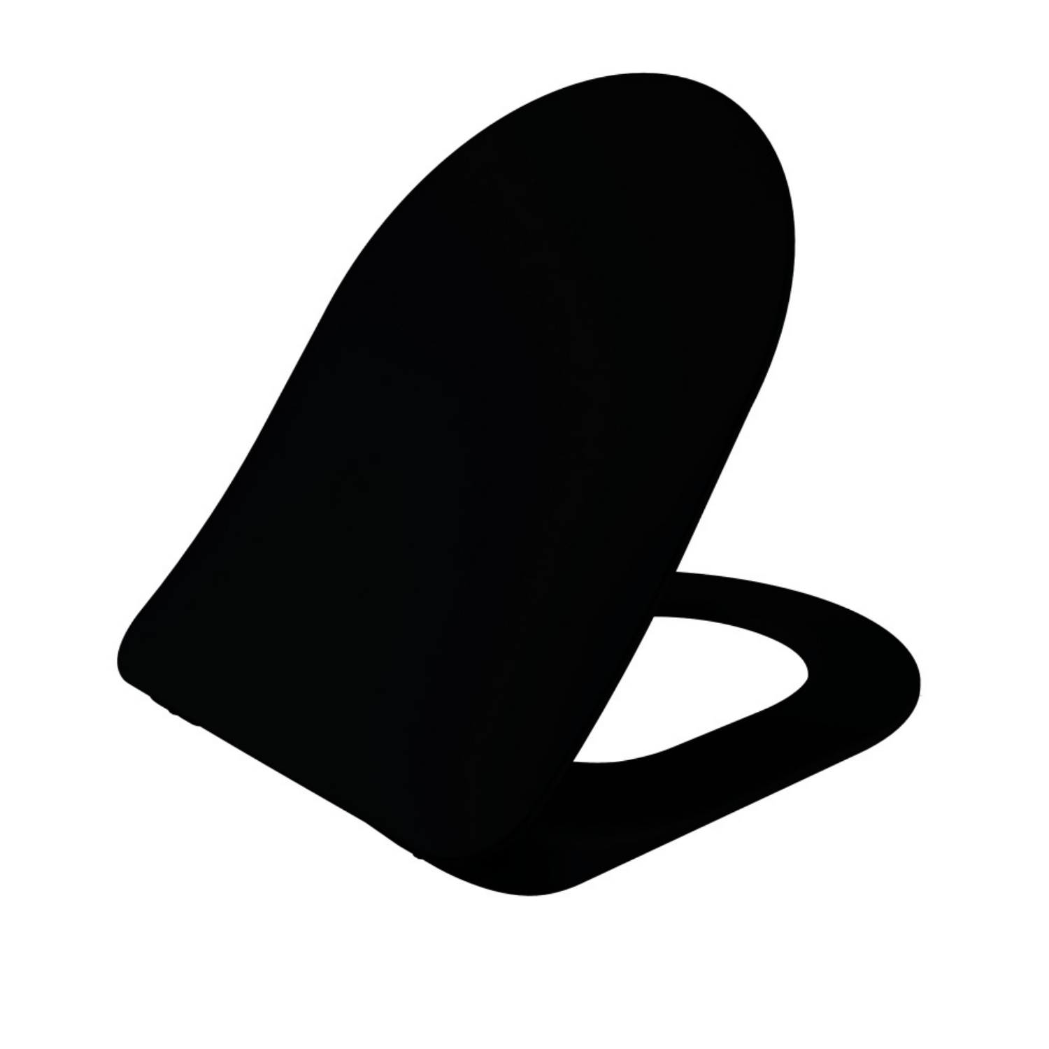 Duck Duroplast Yavaş Kapanan Klozet Kapağı Mat Siyah - Creavit | Banyo Bu Tarafta