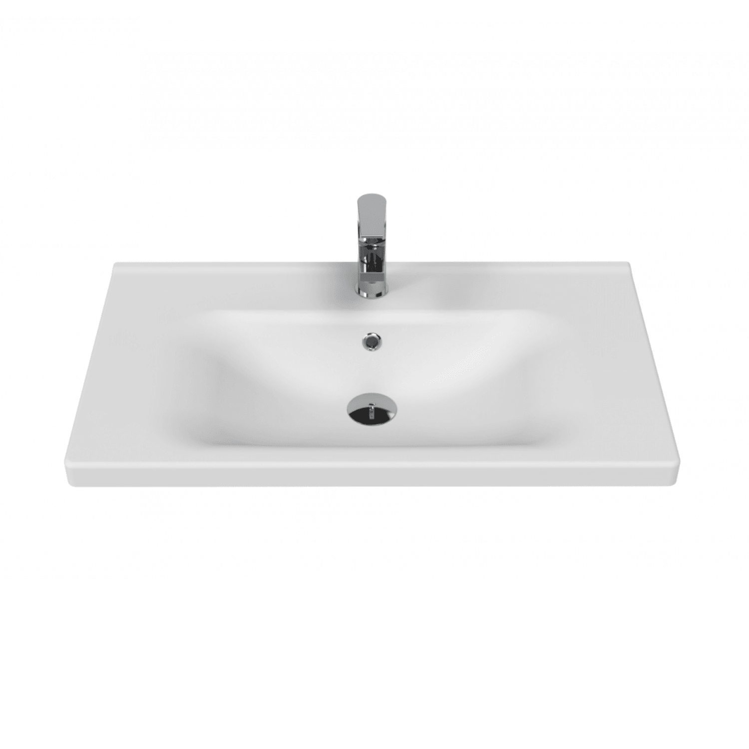 Eksen Etajerli Lavabo 80 cm Beyaz - Creavit | Banyo Bu Tarafta