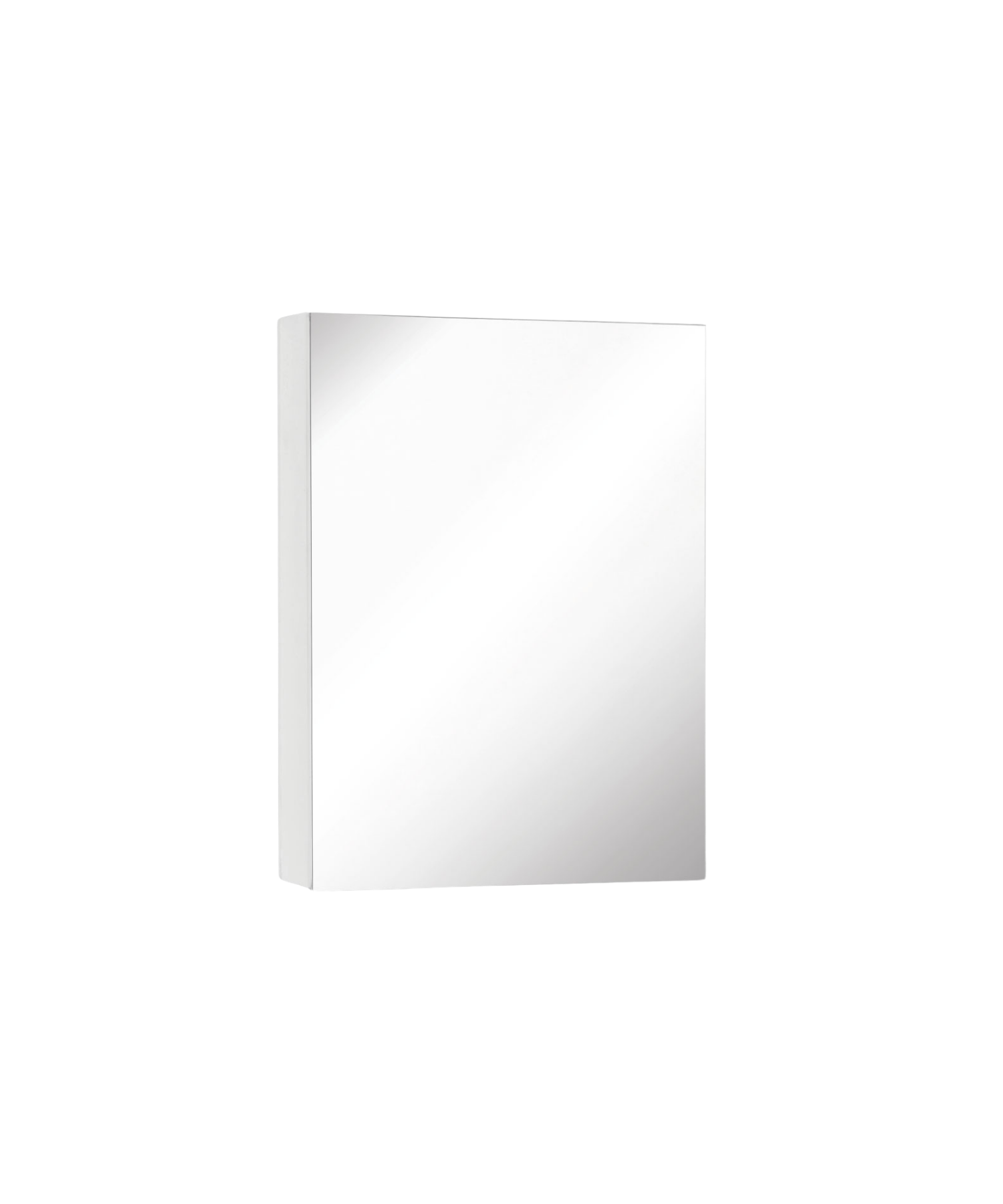 Font Cabinet Mirror 50 cm White 
