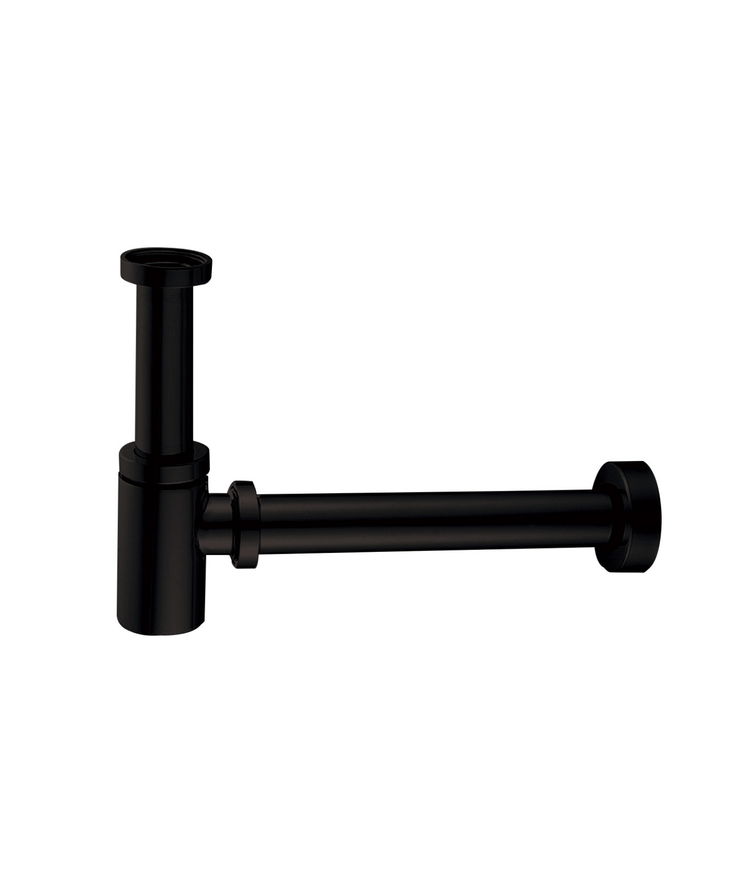 Sink Siphon 33 cm G1 1/4 matt black