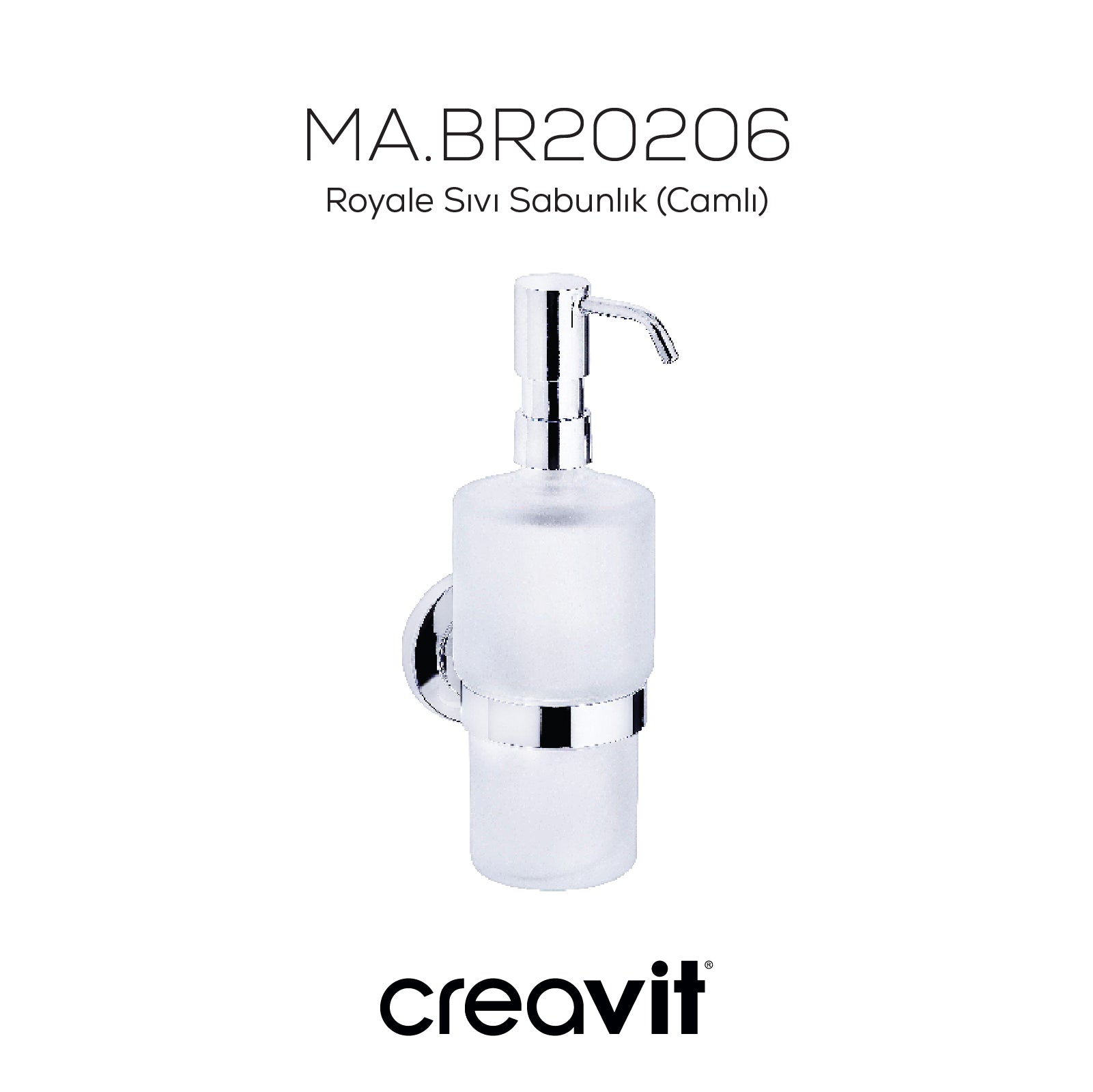 Royale Liquid Soap Dispenser (Glass)