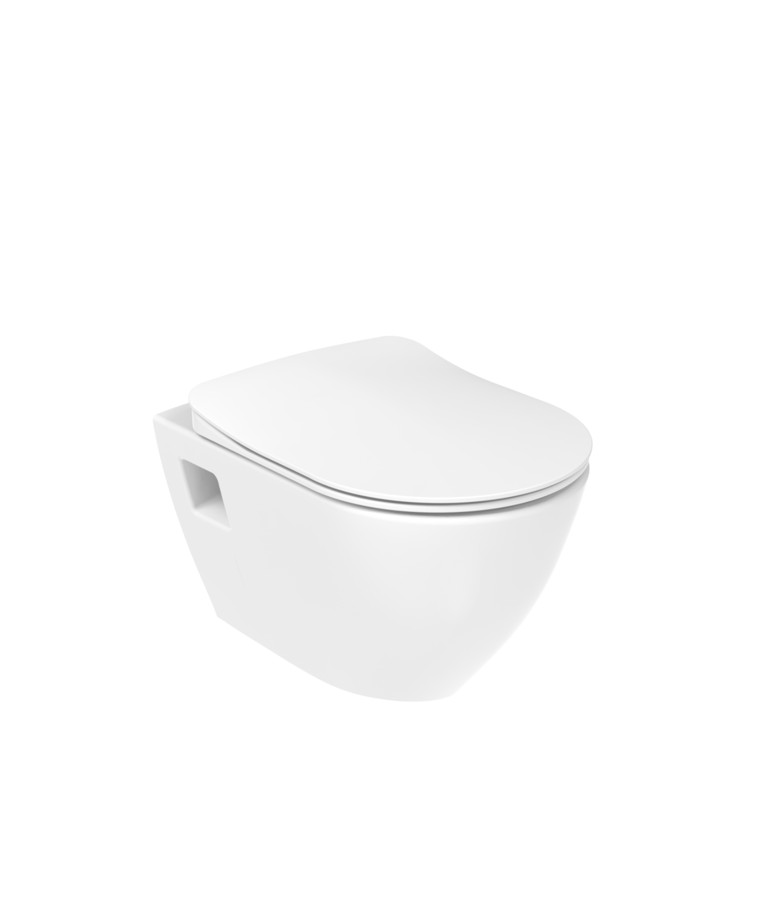 Terra Asma Klozet + Thermoplast Yavaş Kapanan Klozet Kapağı Beyaz - Set