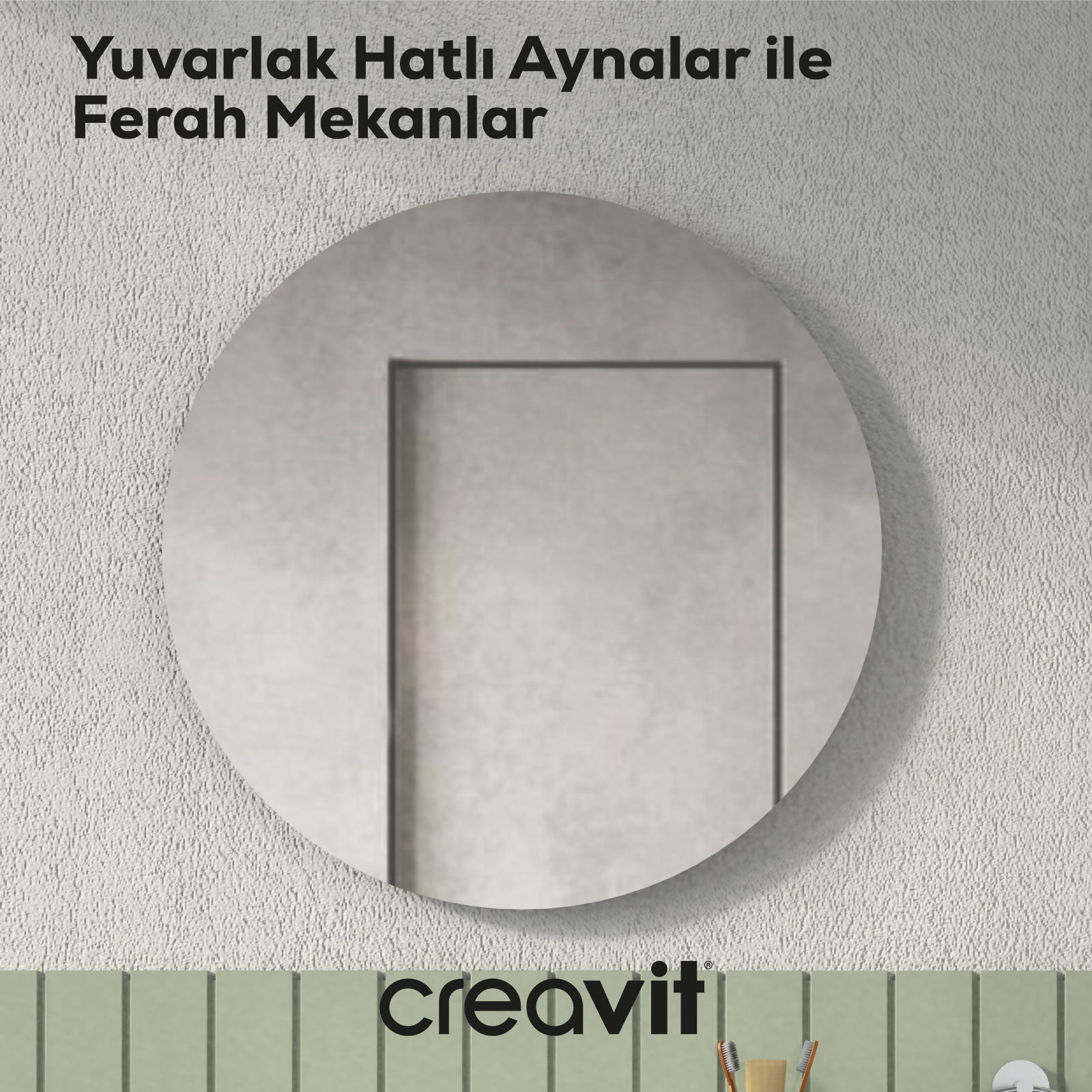 D10 80 cm Yuvarlak Ayna