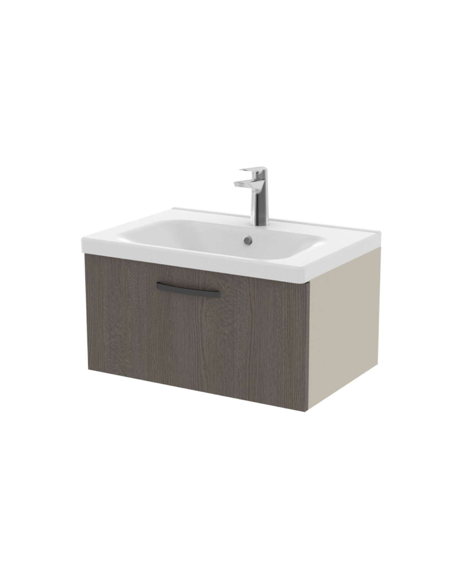 D10 Sink Cabinet with Drawers 65 cm Dafne Melamine 