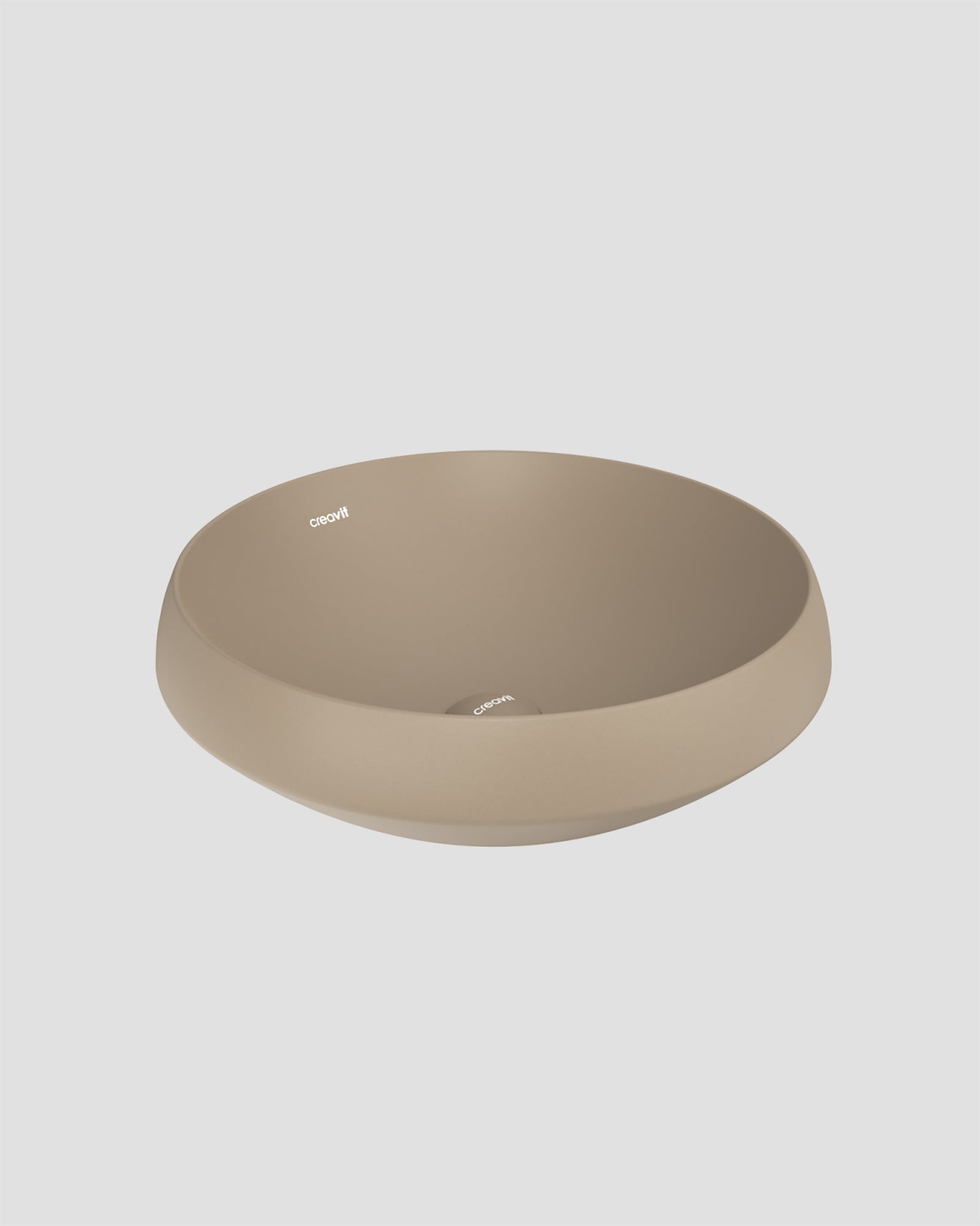 Deep Tezgah Üstü Lavabo 45 Cm. Mat Cappuccino