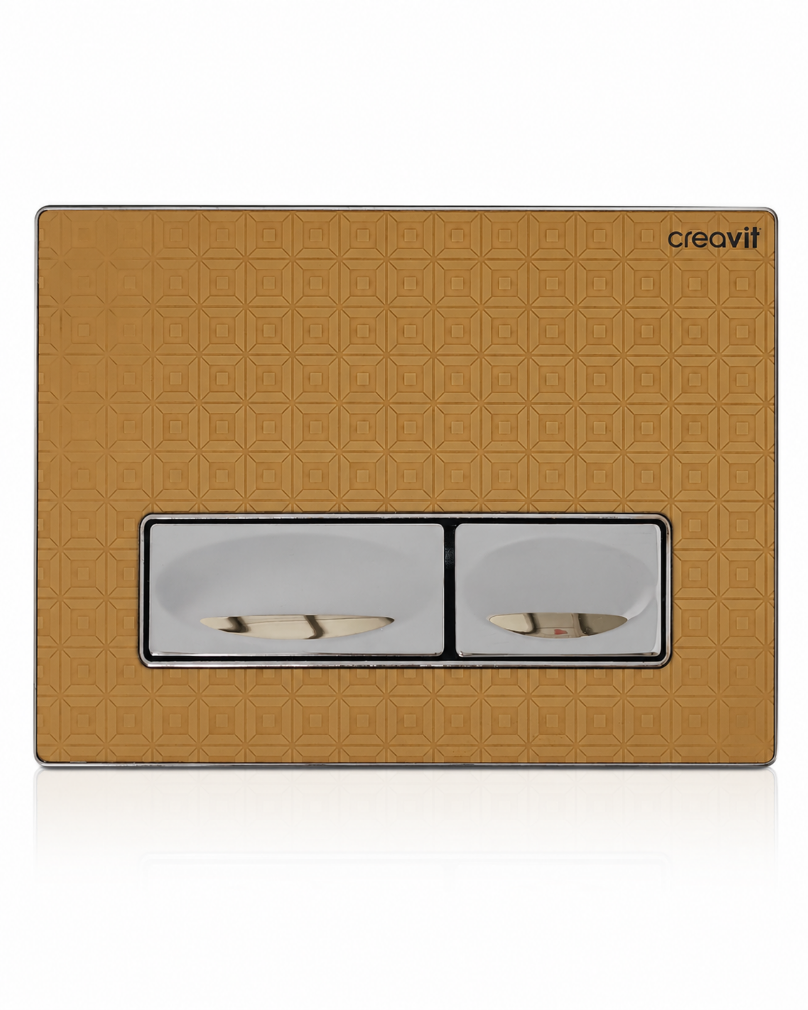 Design Metal Kumanda Paneli Altın Dekorlu