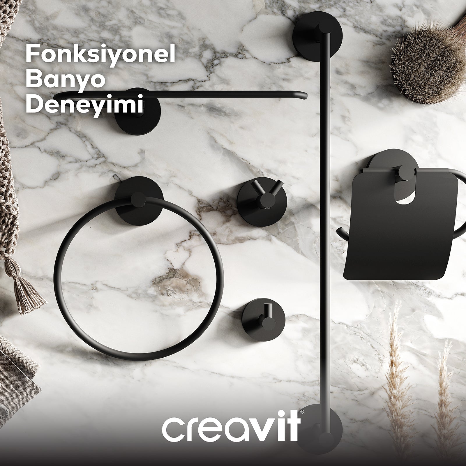Drop 2'li Bornozluk-Siyah