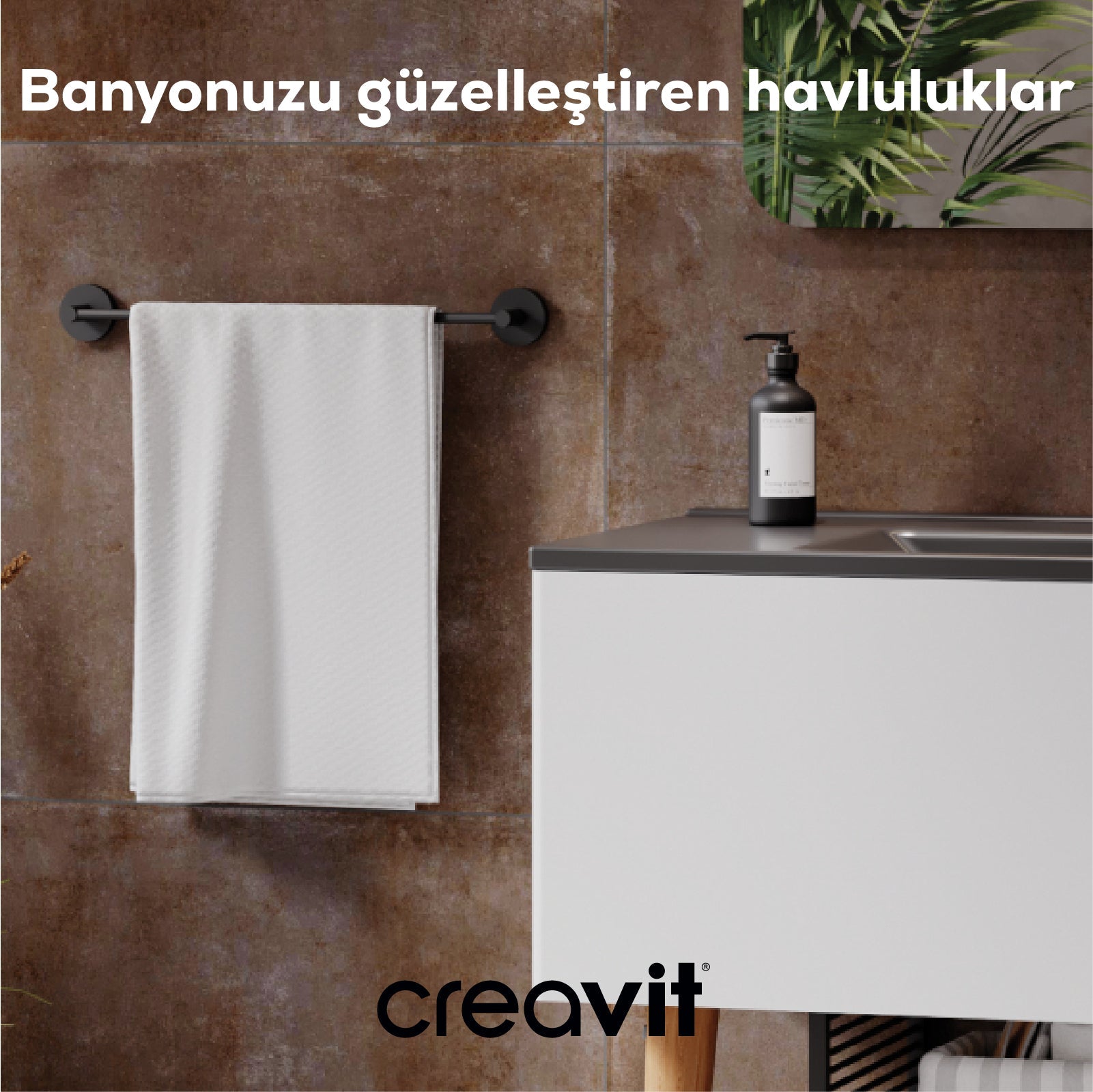Drop Uzun Havluluk-Siyah