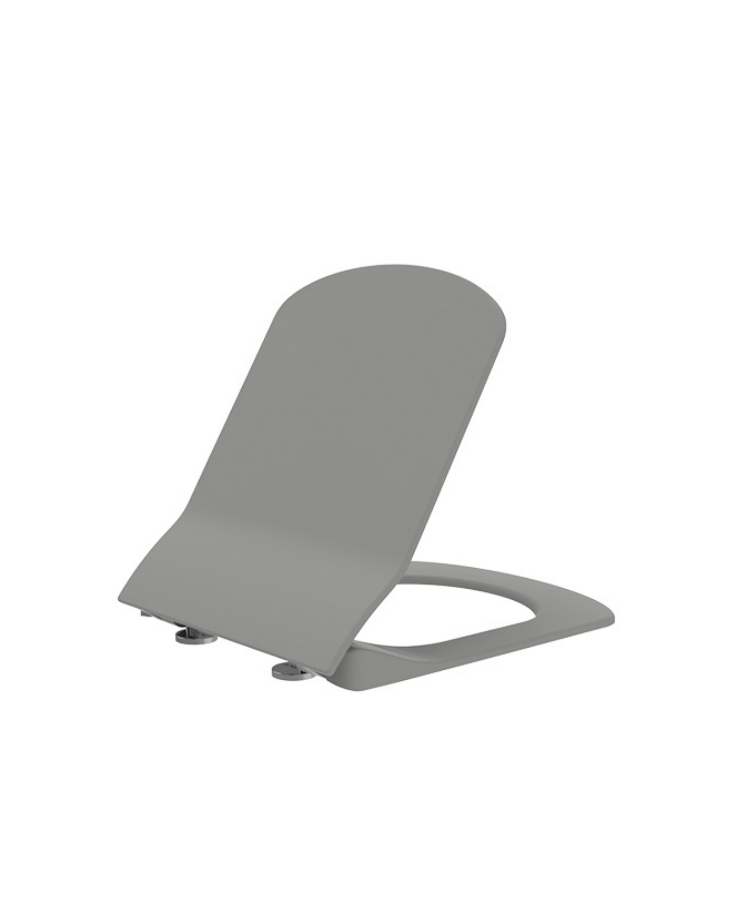 Elegant Duroplast Yavaş Kapanan Klozet Kapağı Cool Grey
