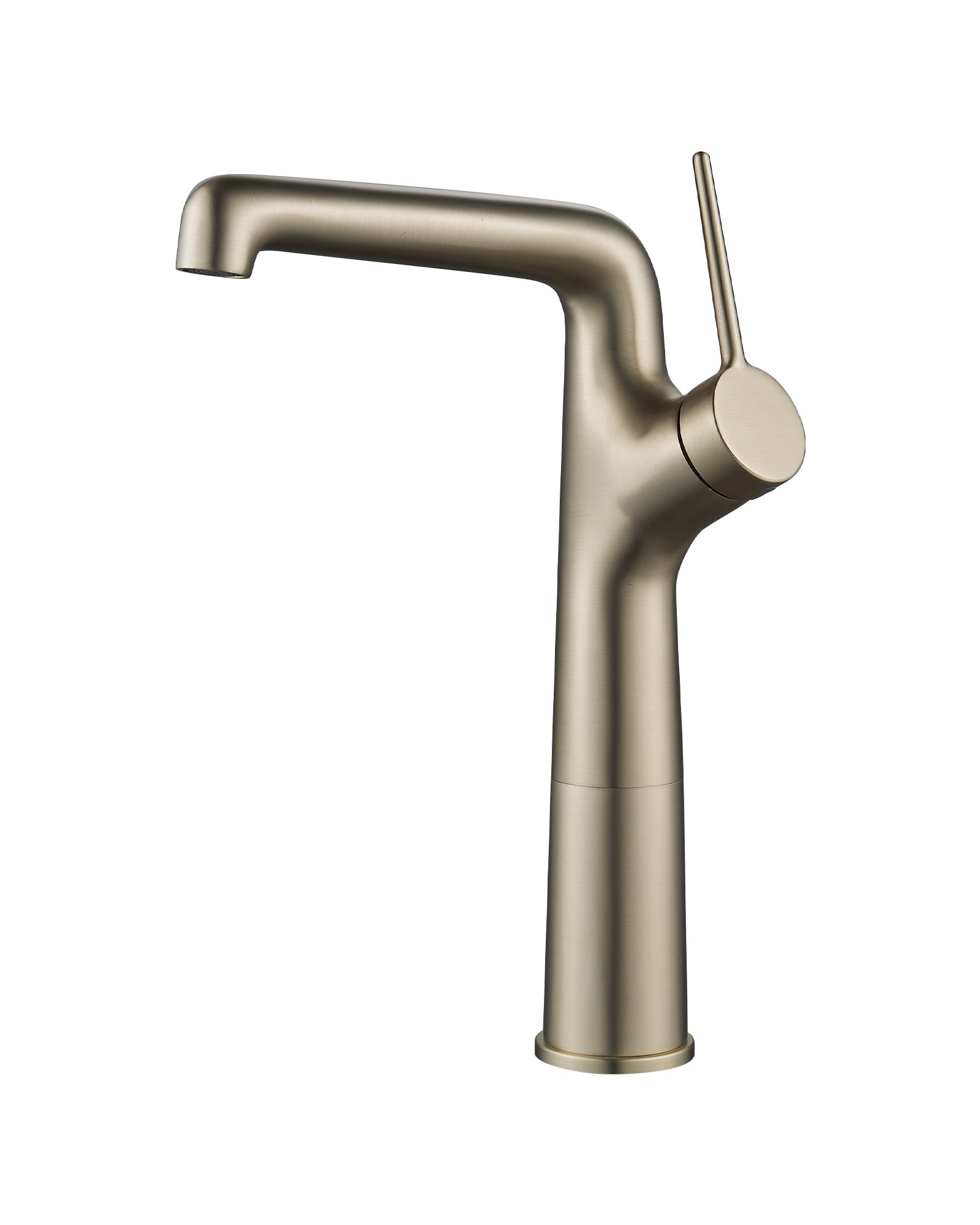 Flow Uzun Lavabo Armatürü Brush Gold
