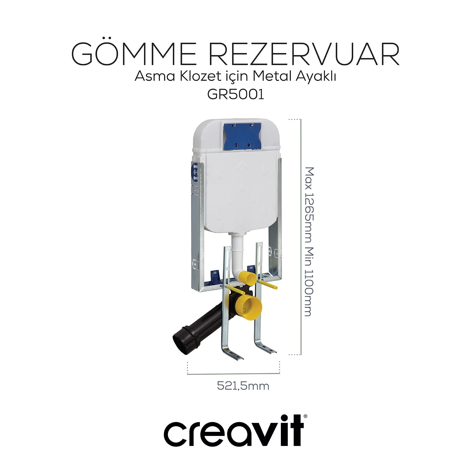 Free Kanalsız Asma Klozet Antrasit + Duroplast Kapak + Antrasit Kumanda Paneli + Gömme Rezervuar + Ara Kesme Valfi Set