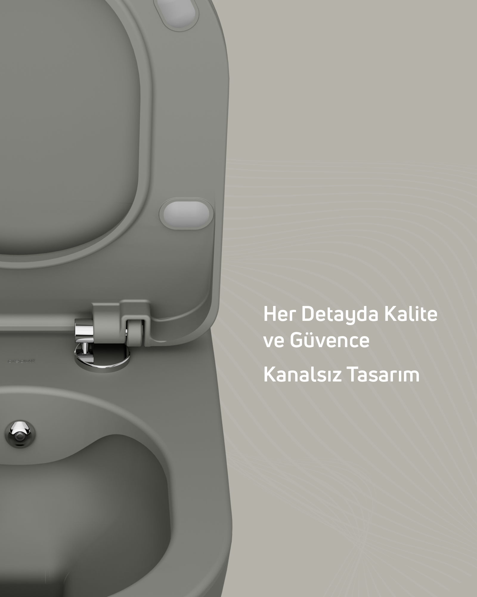 Free Rim-Off Asma Klozet Extra Cool Grey