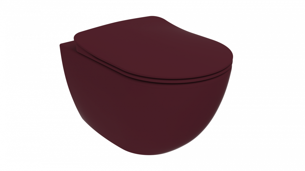 Free Rim-Off Duroplast Yavaş Kapanan Klozet Kapaklı Berry Set