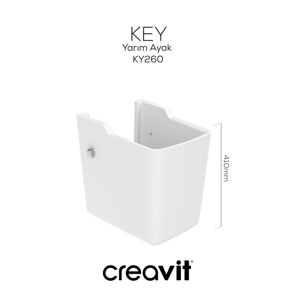 Creavit Key Yarım Lavabo Ayağı