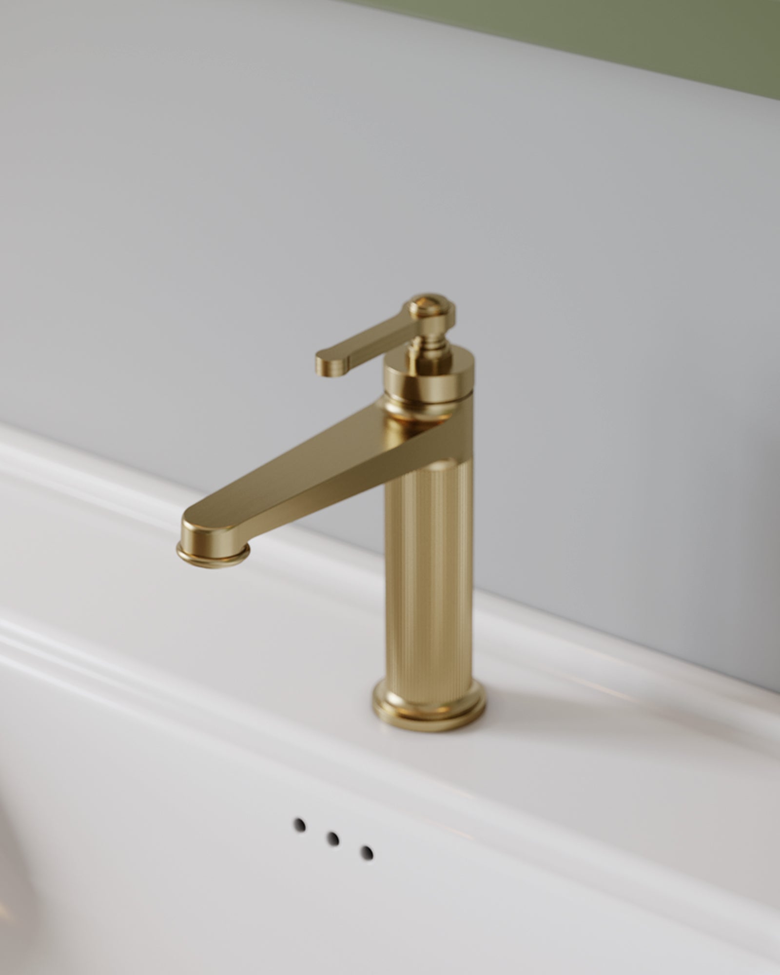 Lidya Lavabo Armatürü Brush Gold